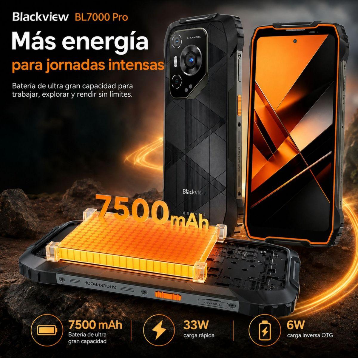 Celular Rugged Blackview BL7000 Pro 5G 512GB 32GB RAM-5