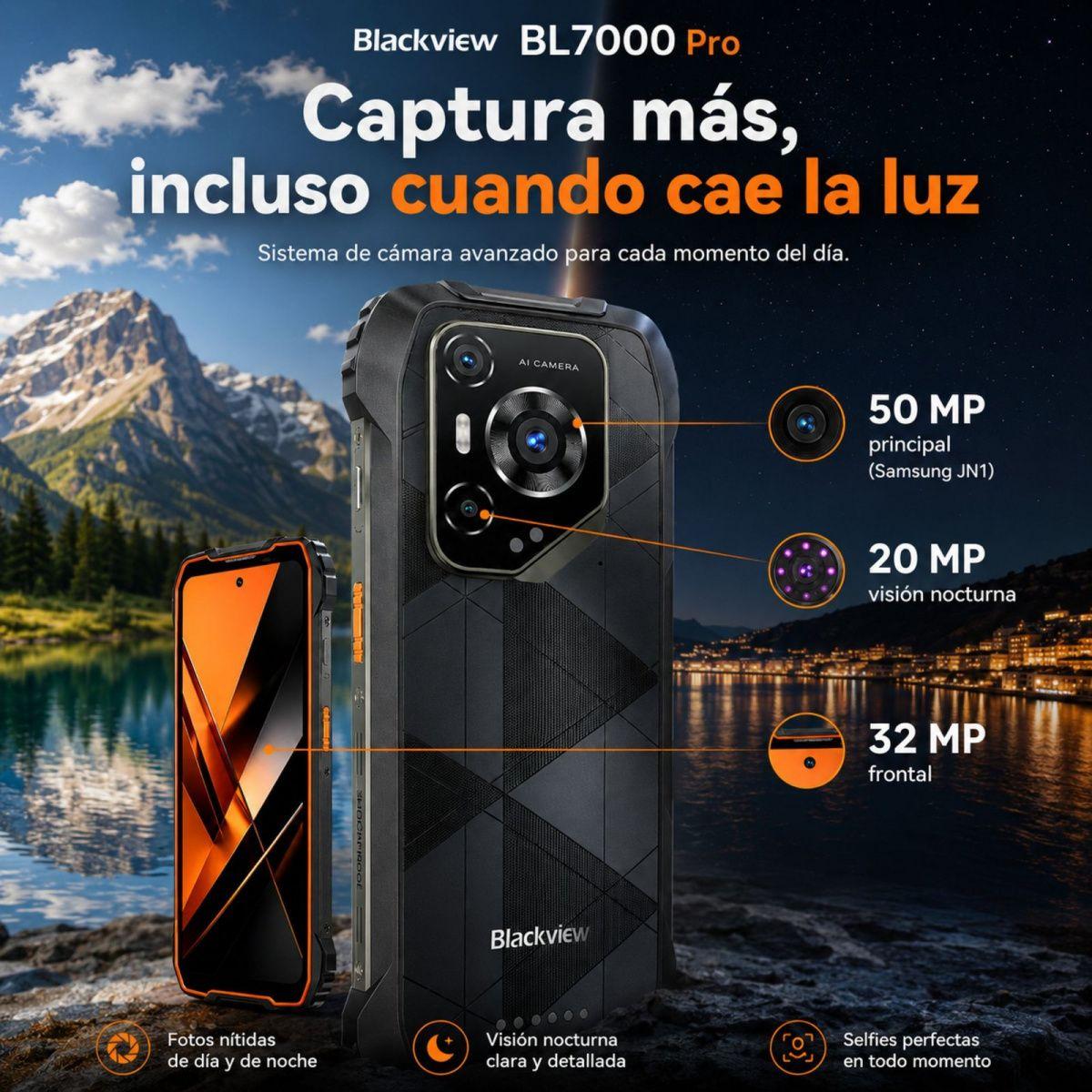 Celular Rugged Blackview BL7000 Pro 5G 512GB 32GB RAM-6