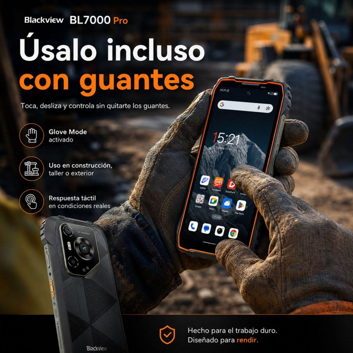 Celular Rugged Blackview BL7000 Pro 5G 512GB 32GB RAM-7
