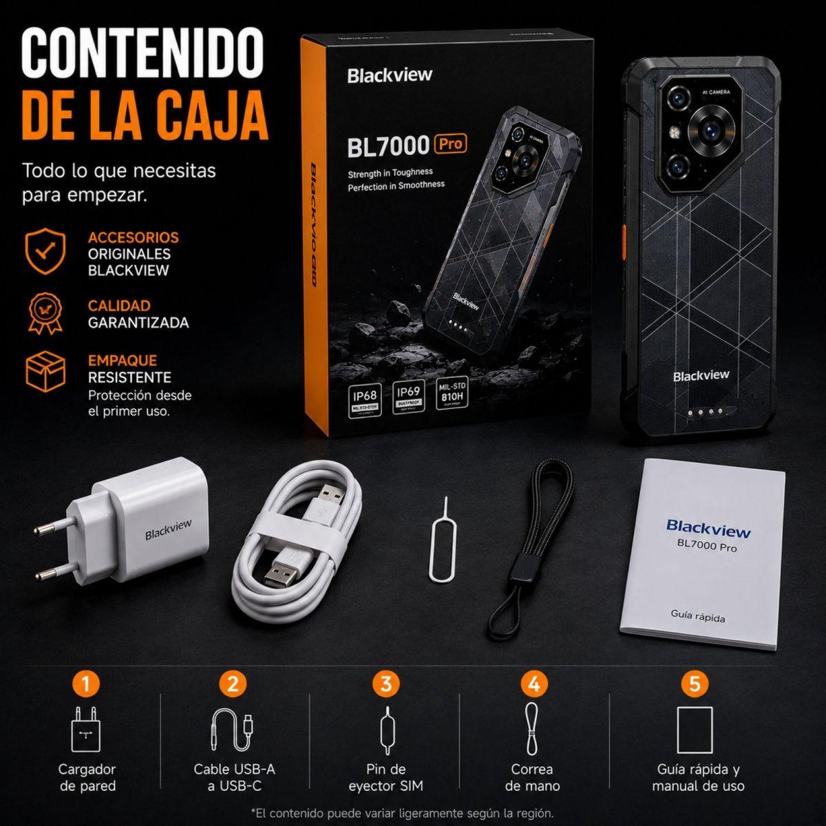 Celular Rugged Blackview BL7000 Pro 5G 512GB 32GB RAM-9