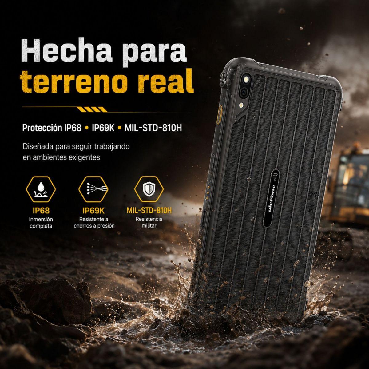Tablet Rugged Ulefone RugKing Pad Pro 4G Compacta 128GB 24GB-3