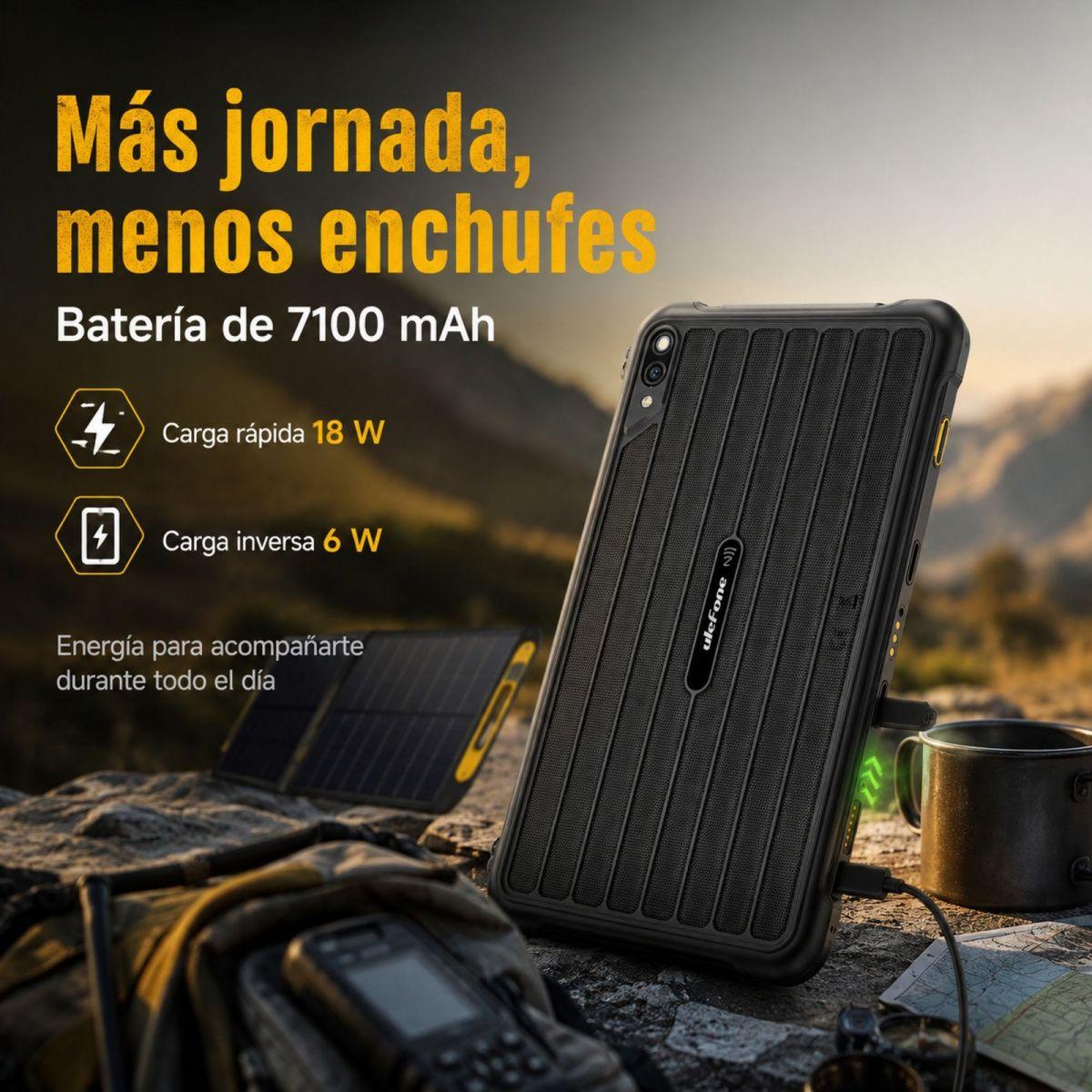 Tablet Rugged Ulefone RugKing Pad Pro 4G Compacta 128GB 24GB-6