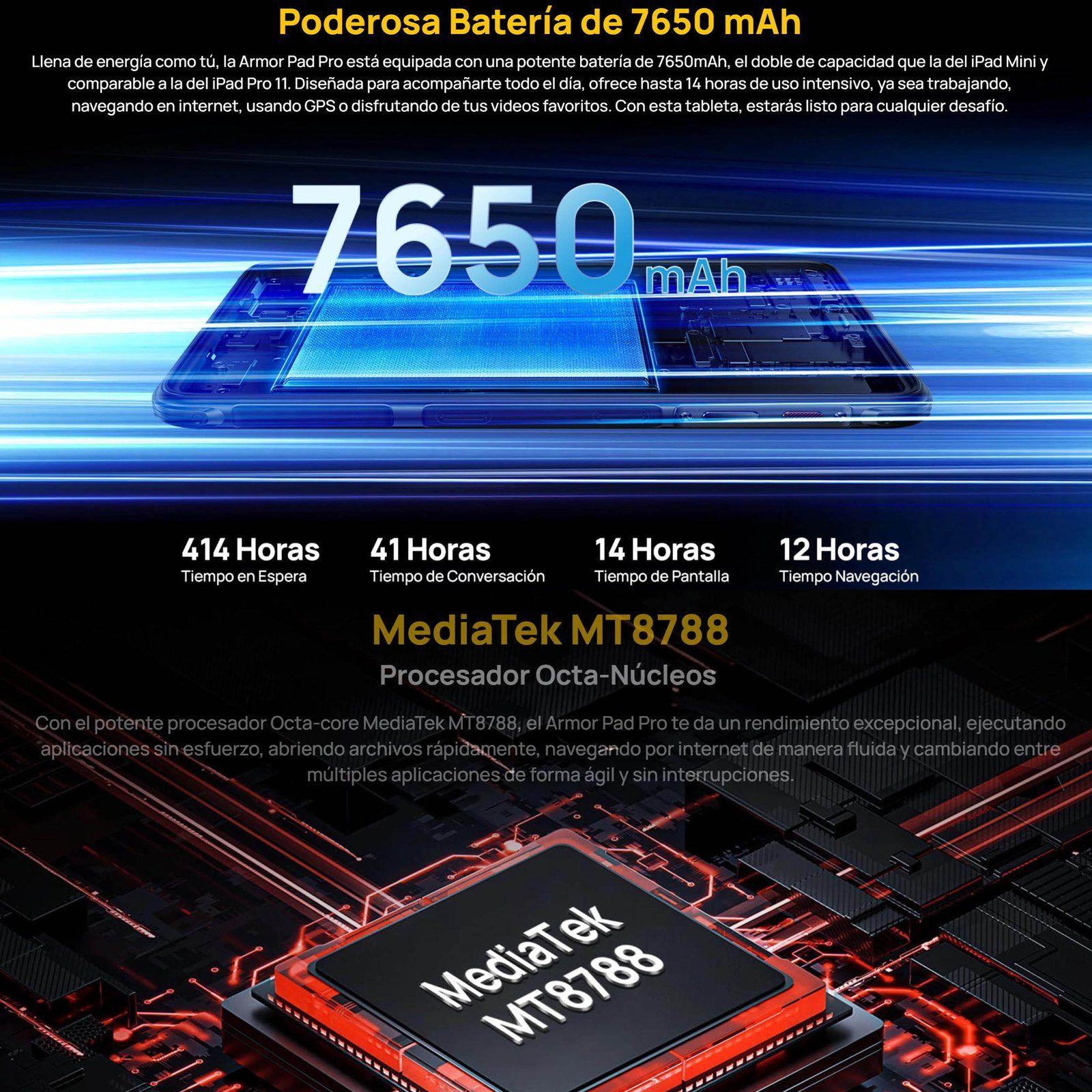 Ulefone Armor Pad Pro: Tablet de 8 Pulgadas Resistente IP68-3