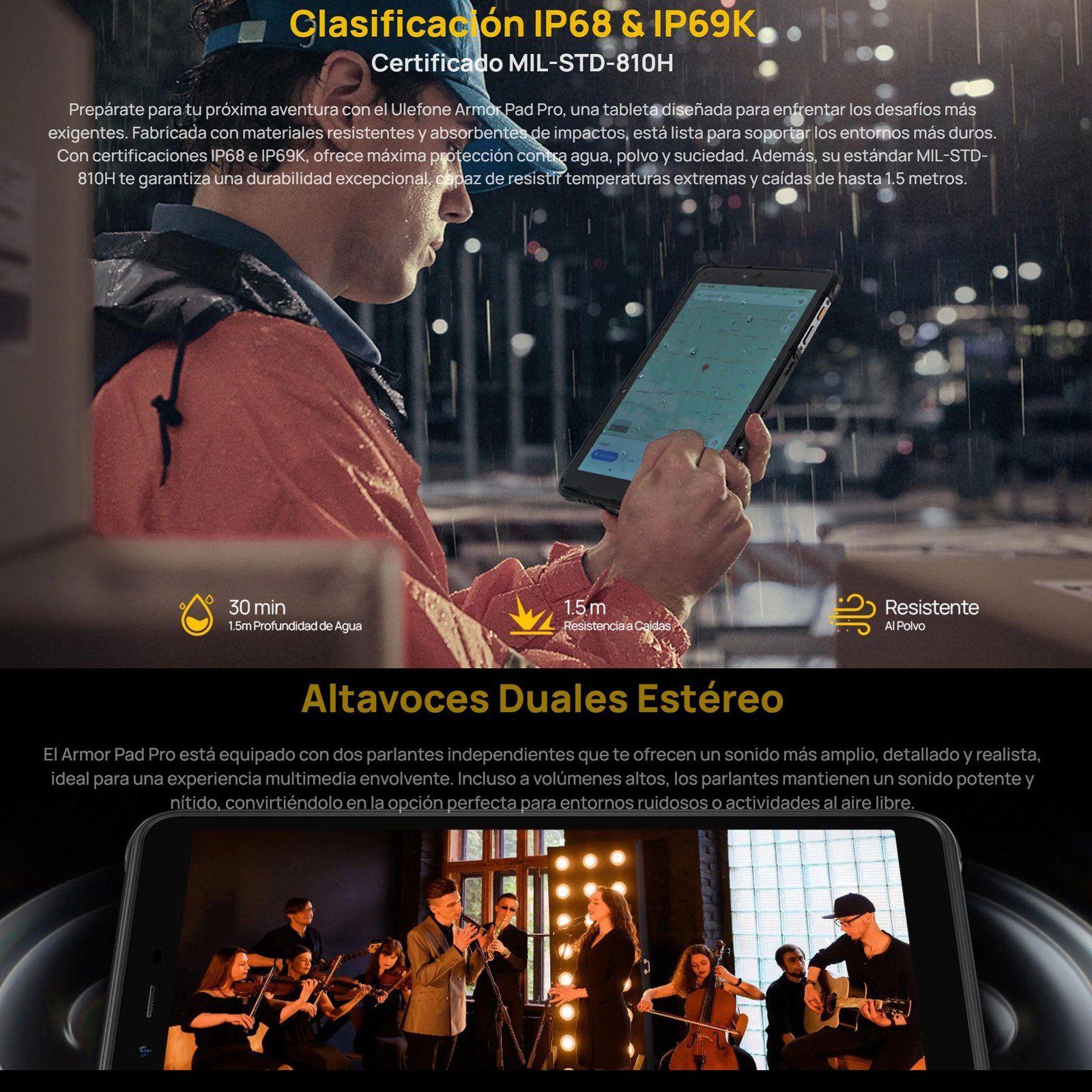 Ulefone Armor Pad Pro: Tablet de 8 Pulgadas Resistente IP68-4