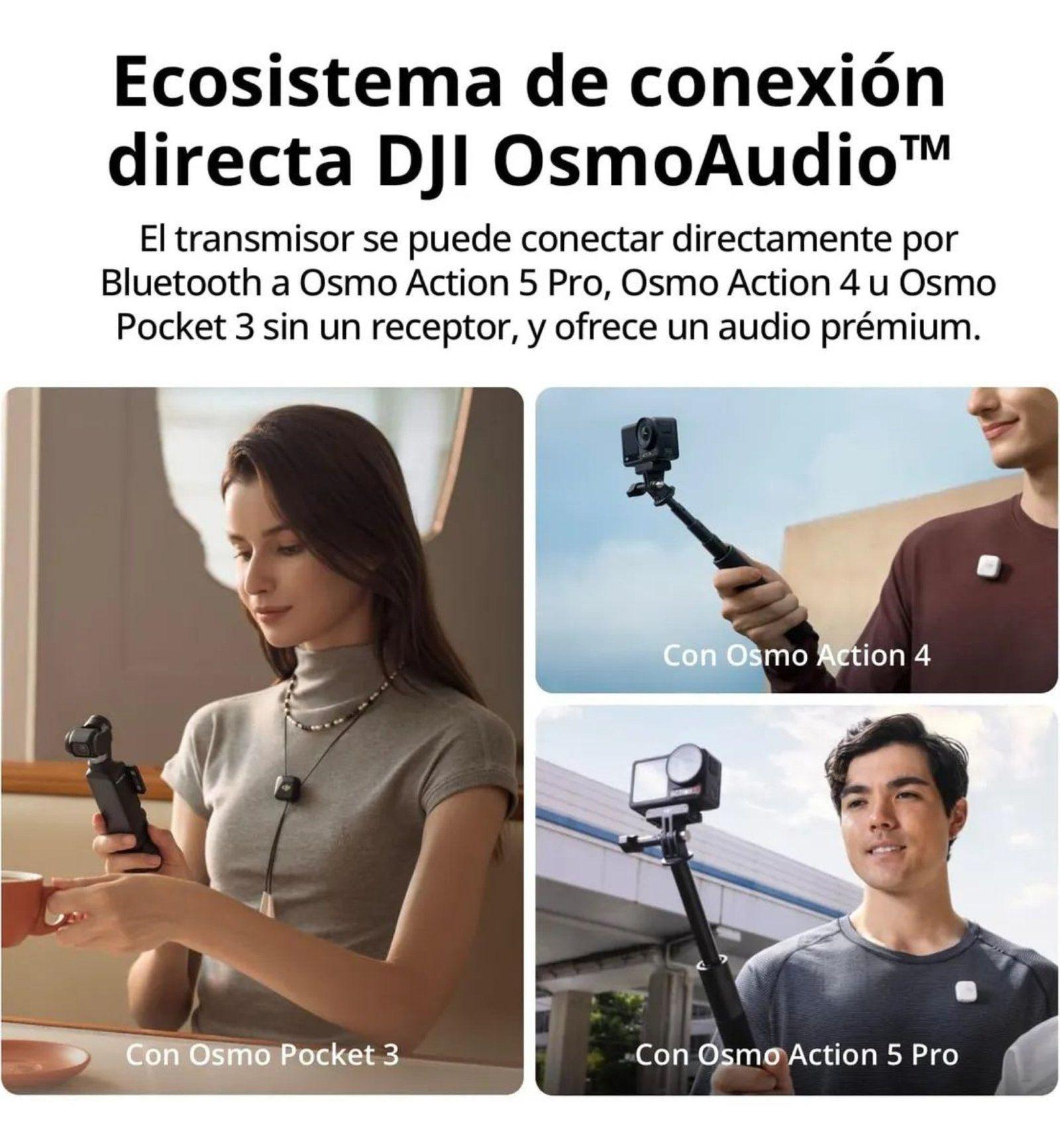 DJI Mic Mini (1 TX + 1 RX) | 1 Microfono y Base de Carga-3