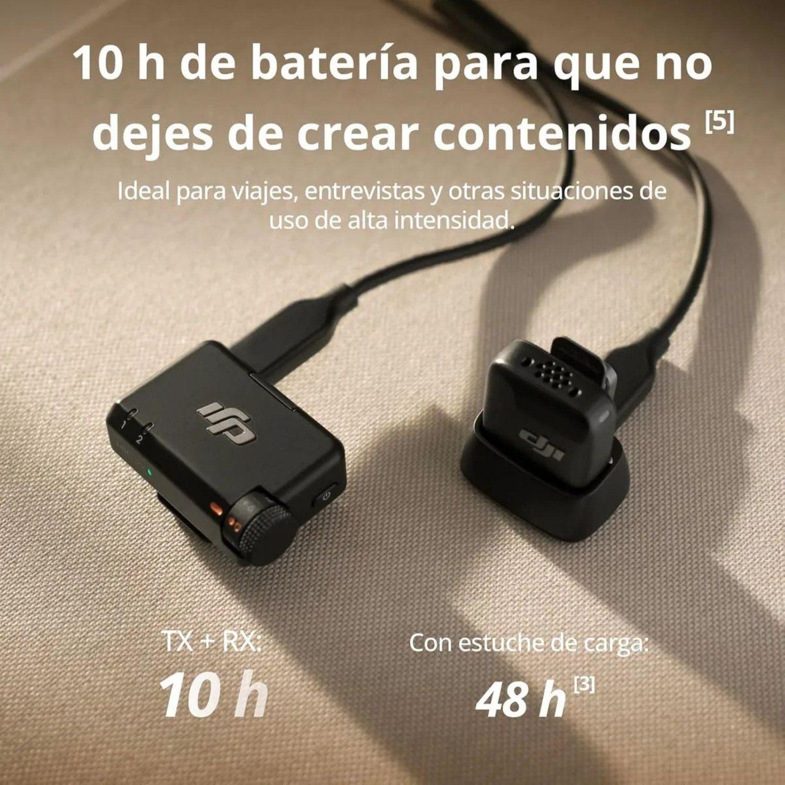 DJI Mic Mini (1 TX + 1 RX) | 1 Microfono y Base de Carga-4