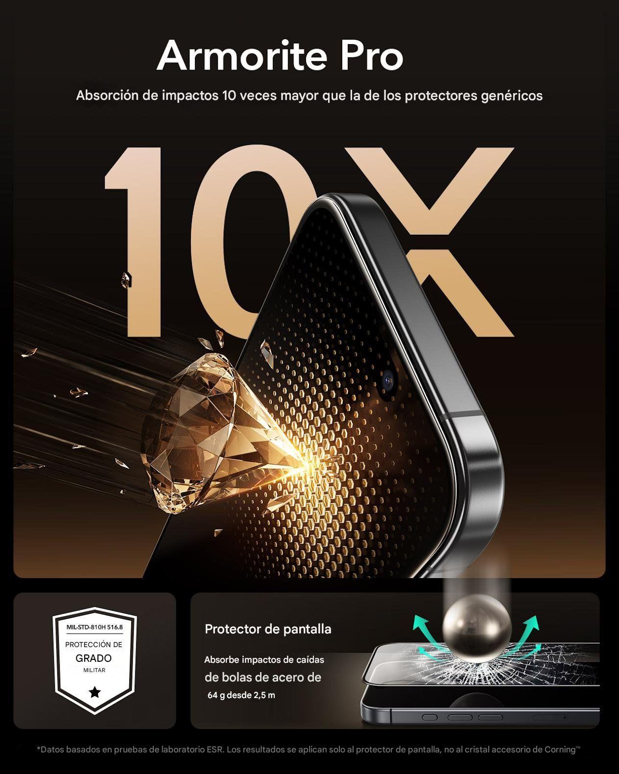 Para iPhone 17 - ESR Vidrio Blindado Con Instalador-3