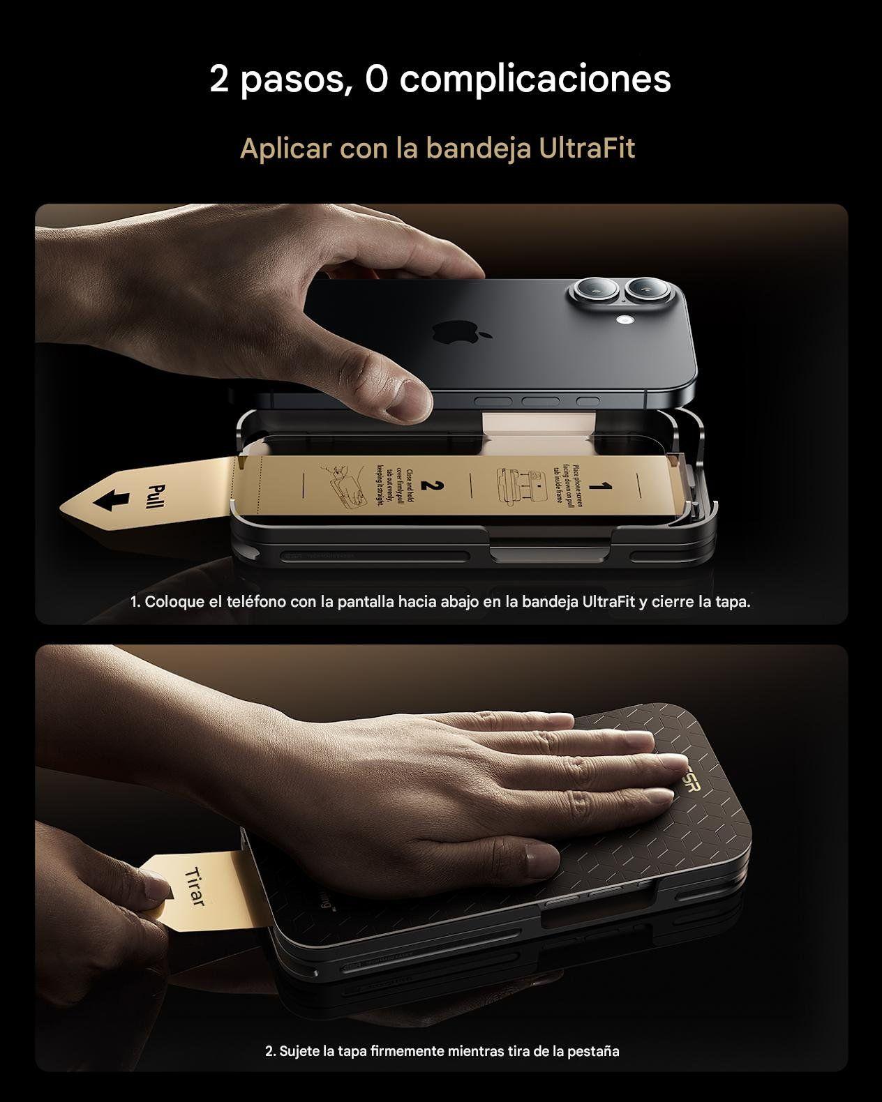 Para iPhone 17 - ESR Vidrio Blindado Con Instalador-4