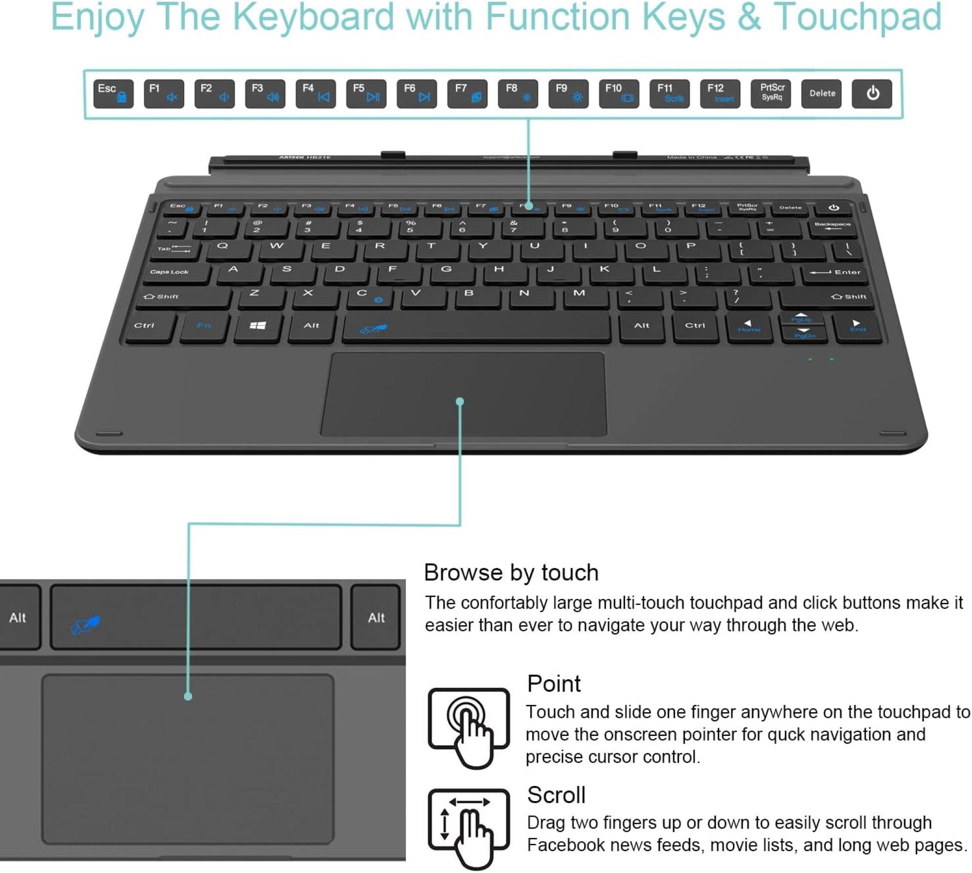 Para: Surface Go, Surface Go 2, Surface Go 3 - Teclado-5