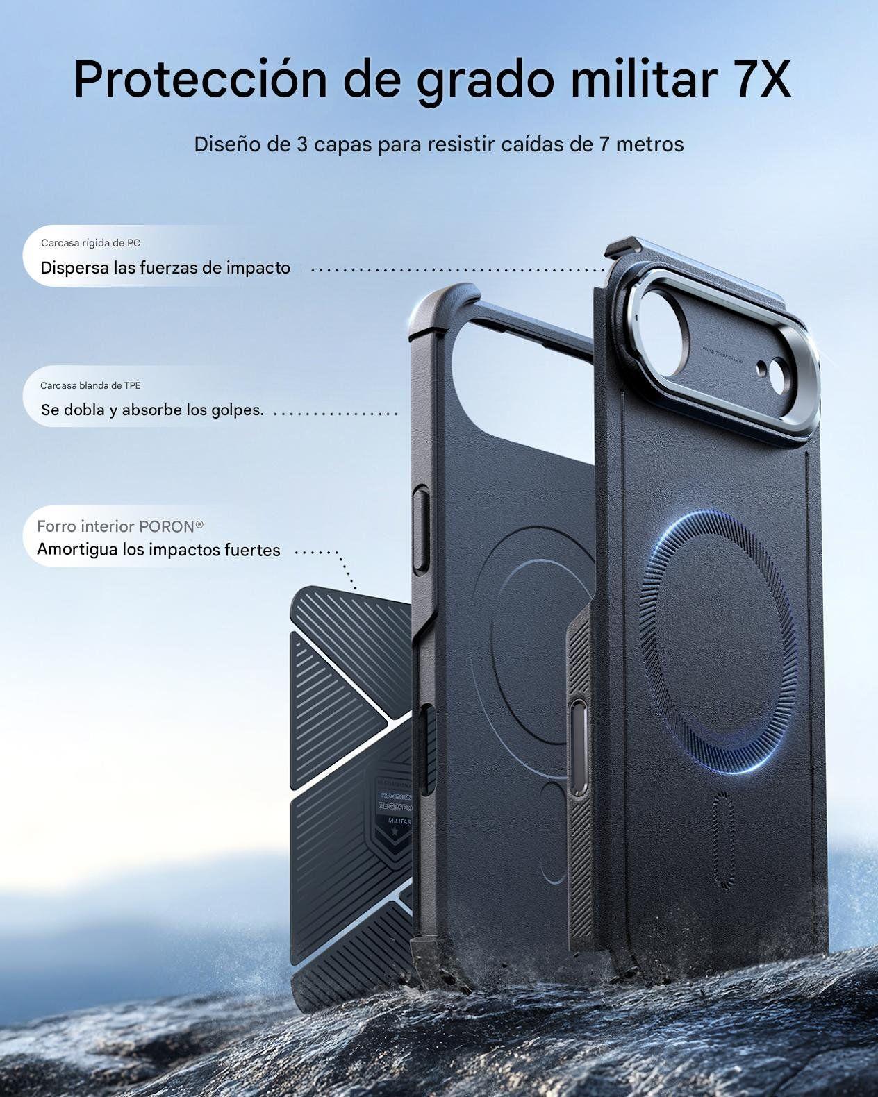 Para iPhone 17 Air - ESR Carcasa Magsafe UltraResistente-3