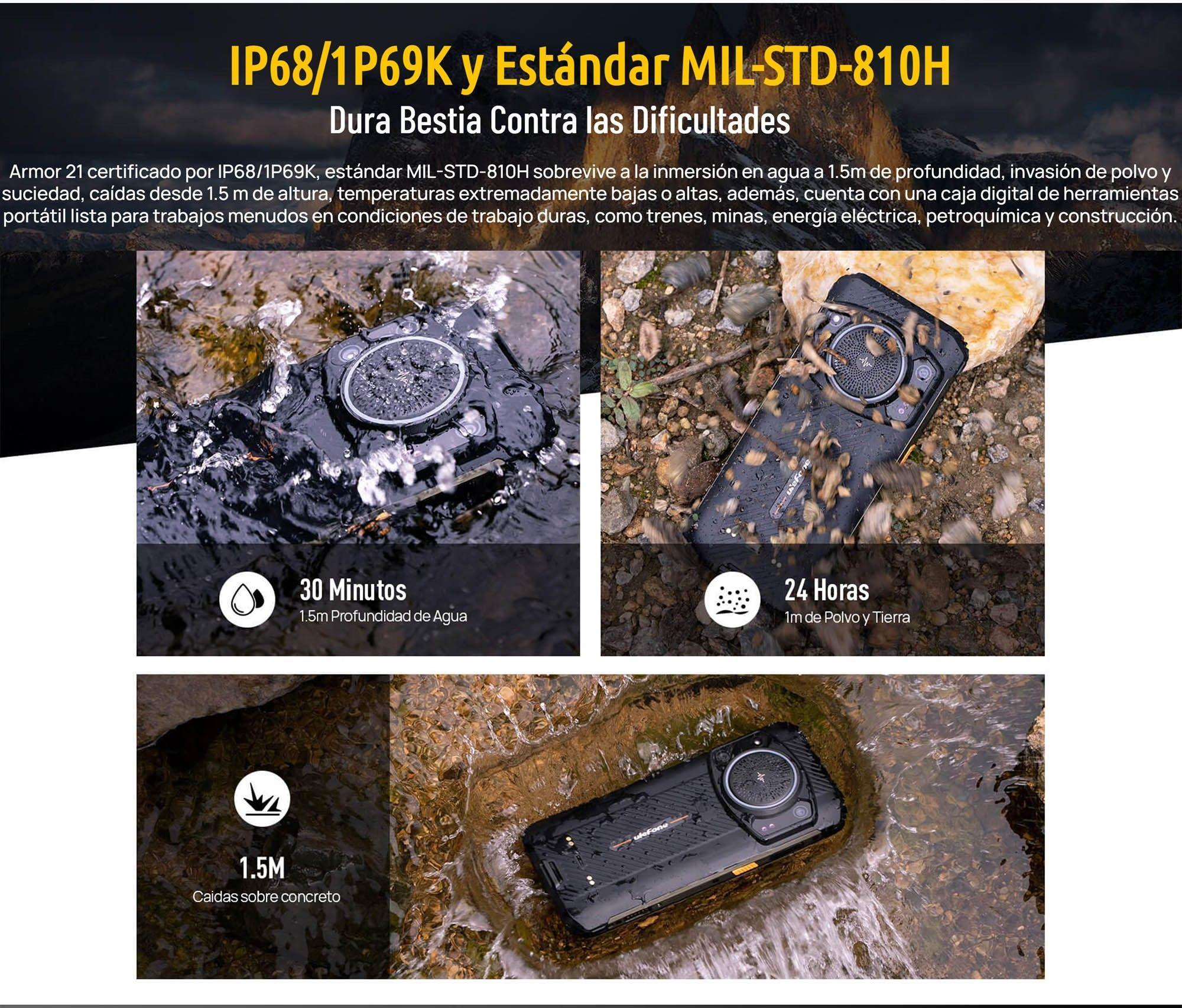 Ulefone Power Armor 21 - Celular Resistente Sonido Potente-3