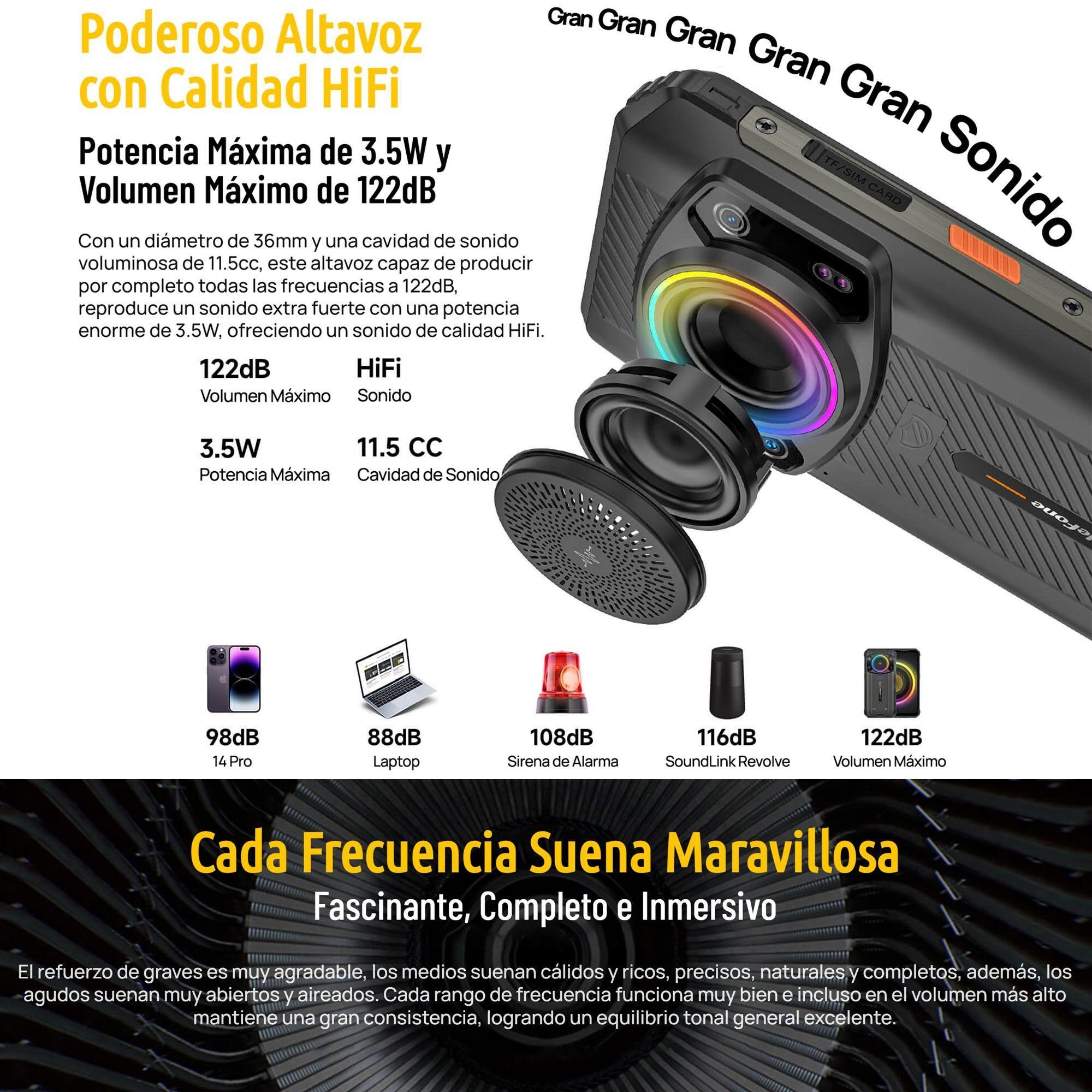 Ulefone Power Armor 21 - Celular Resistente Sonido Potente-4