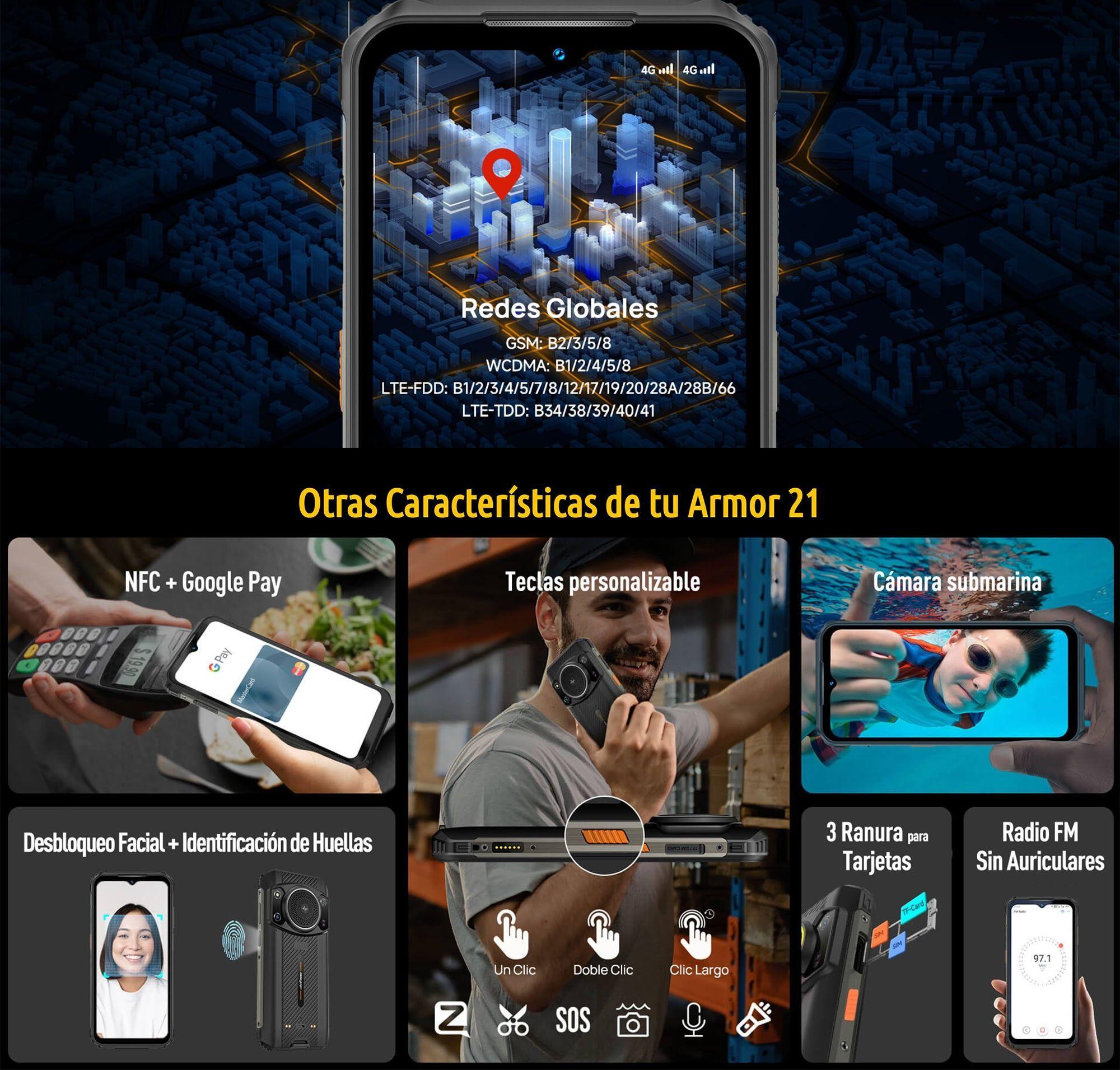 Ulefone Power Armor 21 - Celular Resistente Sonido Potente-6