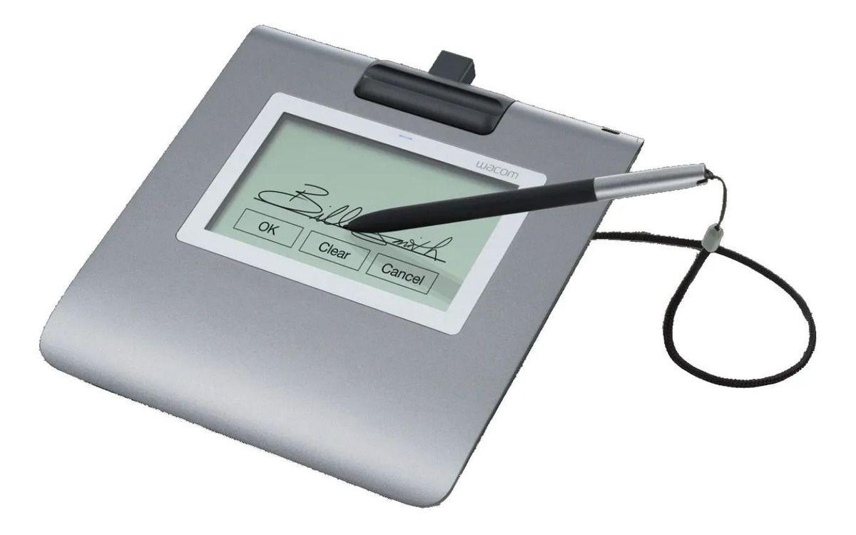 Tableta De Firmas Digital - Wacom Stu-430 | Lcd 4.5 Cifrado Rsa Usb Gris-2