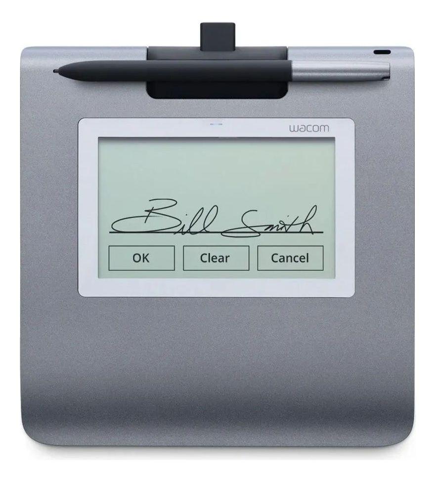 Tableta De Firmas Digital - Wacom Stu-430 | Lcd 4.5 Cifrado Rsa Usb Gris-3