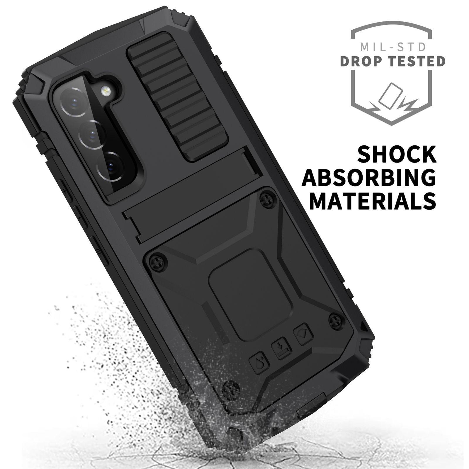 Para: Galaxy S23 Plus (S23+), Carcasa + Lámina Resistente-4