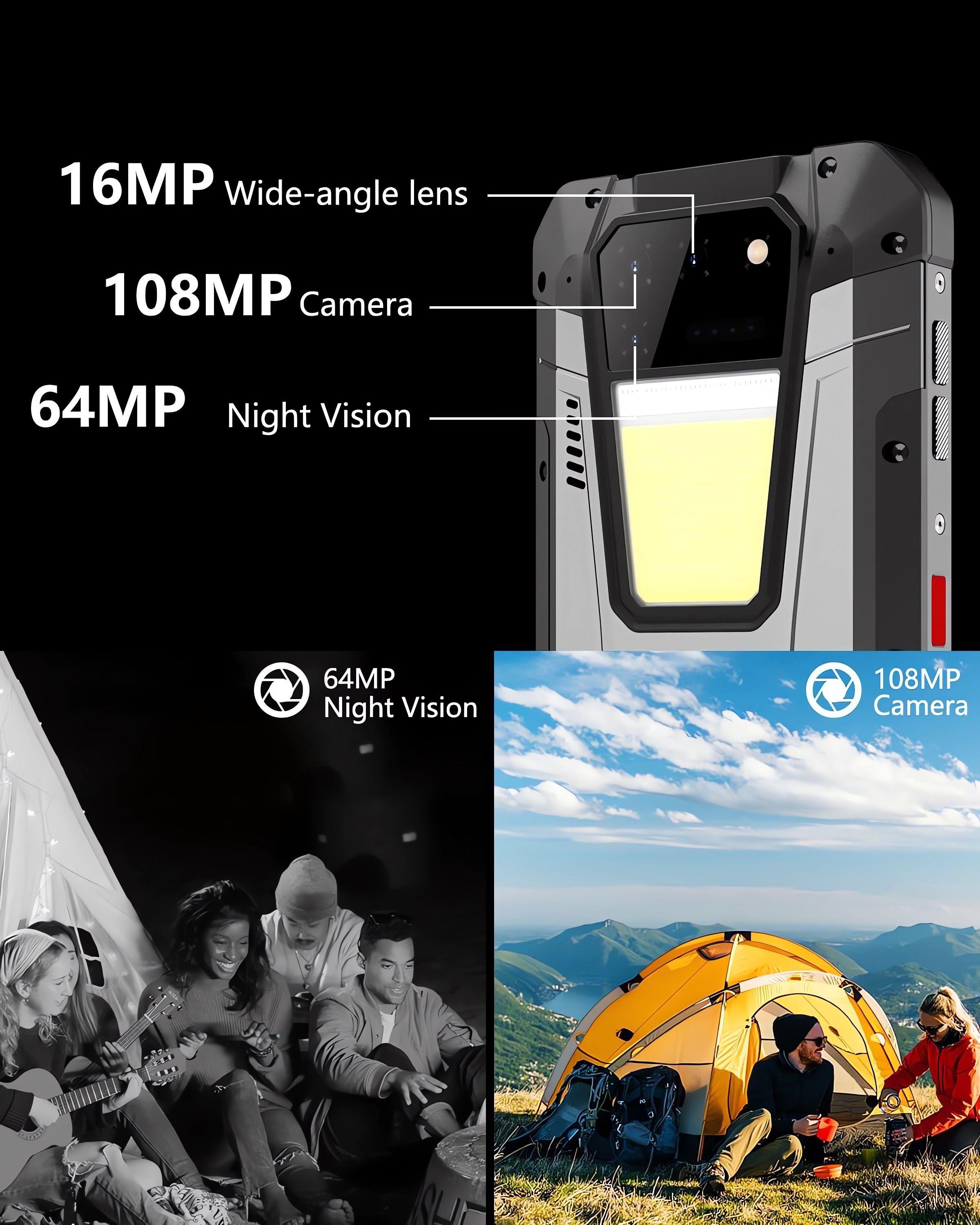 Unihertz 8849 Tank 2 - Celular 4G con Proyector láser 80"-4