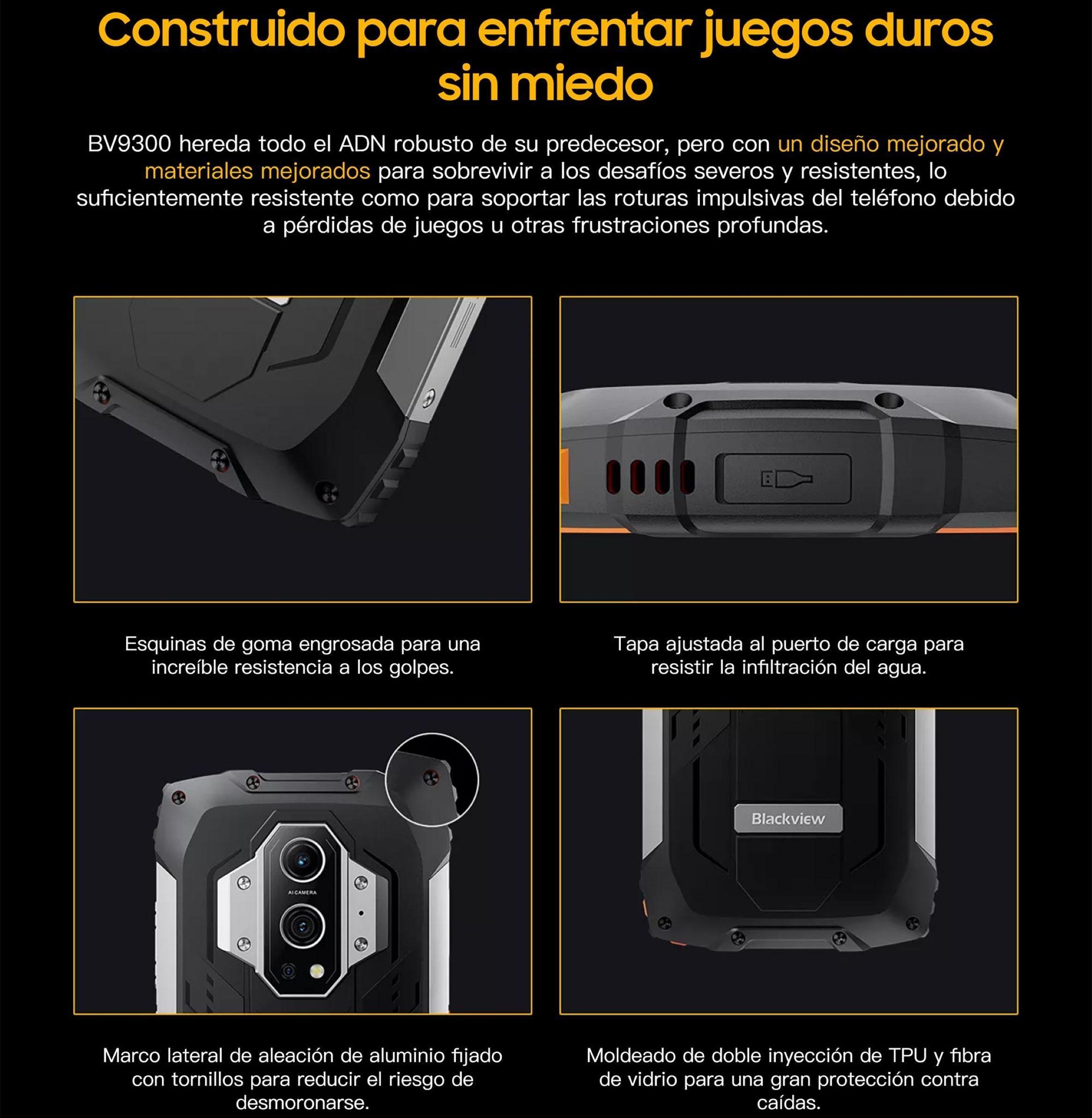 Blackview Bv9300 Resistente Golpe Agua Batería 15000mah 2sim-2