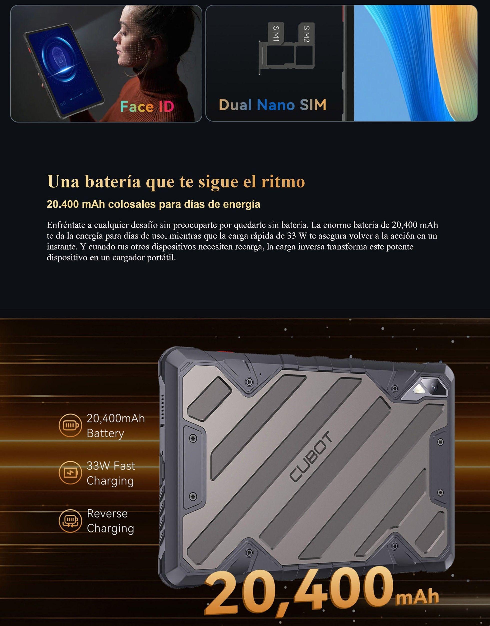 Tab KingKong 2: Tablet Resistente 4G con Batería 20.400 mAh-3