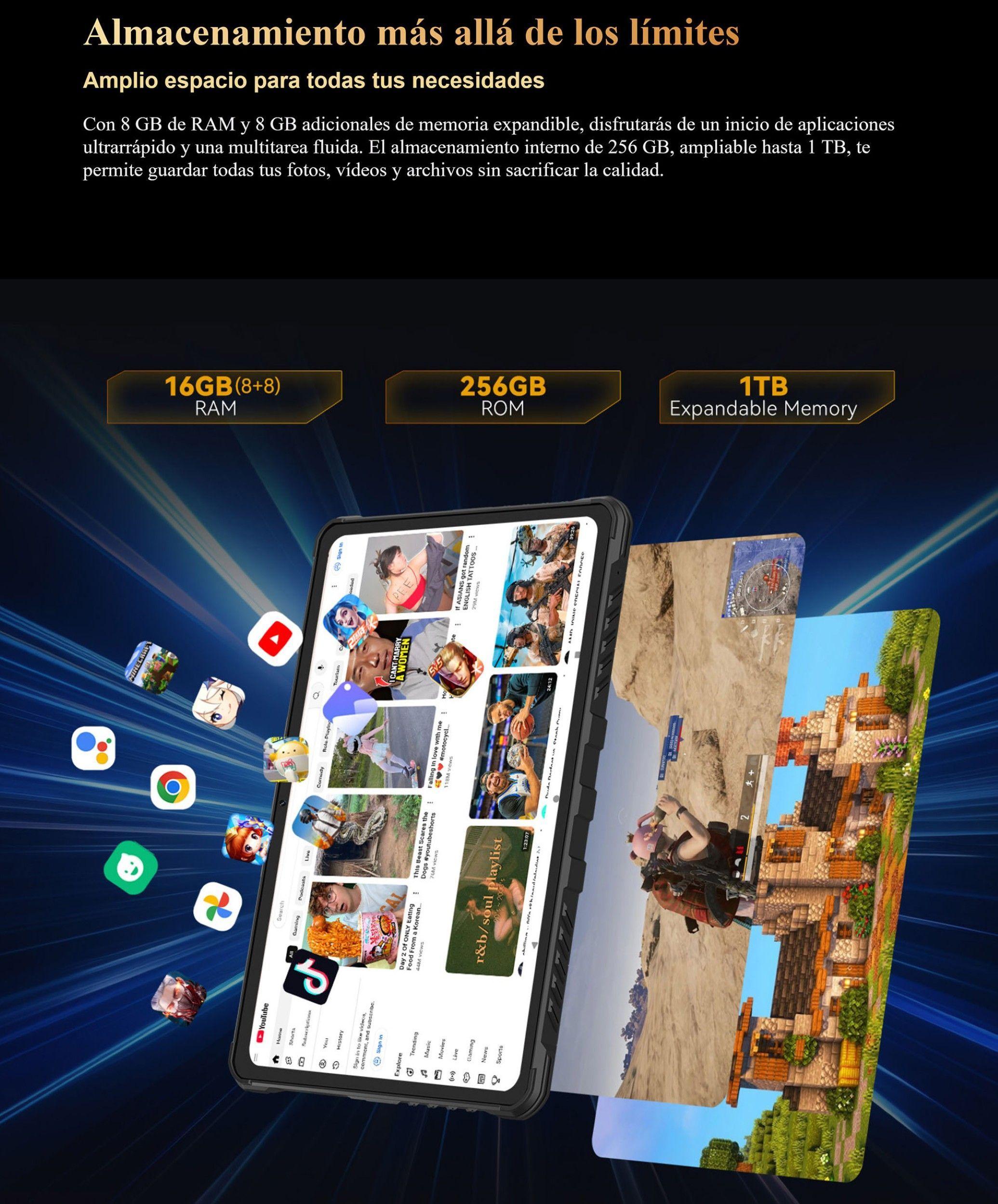 Tab KingKong 2: Tablet Resistente 4G con Batería 20.400 mAh-6