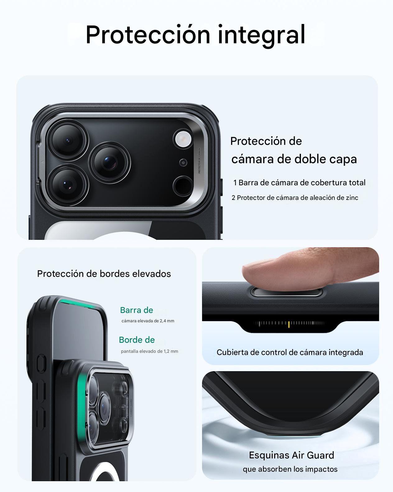 Para iPhone 17 Pro Max - ESR Premium Carcasa Magsafe+Soporte-3