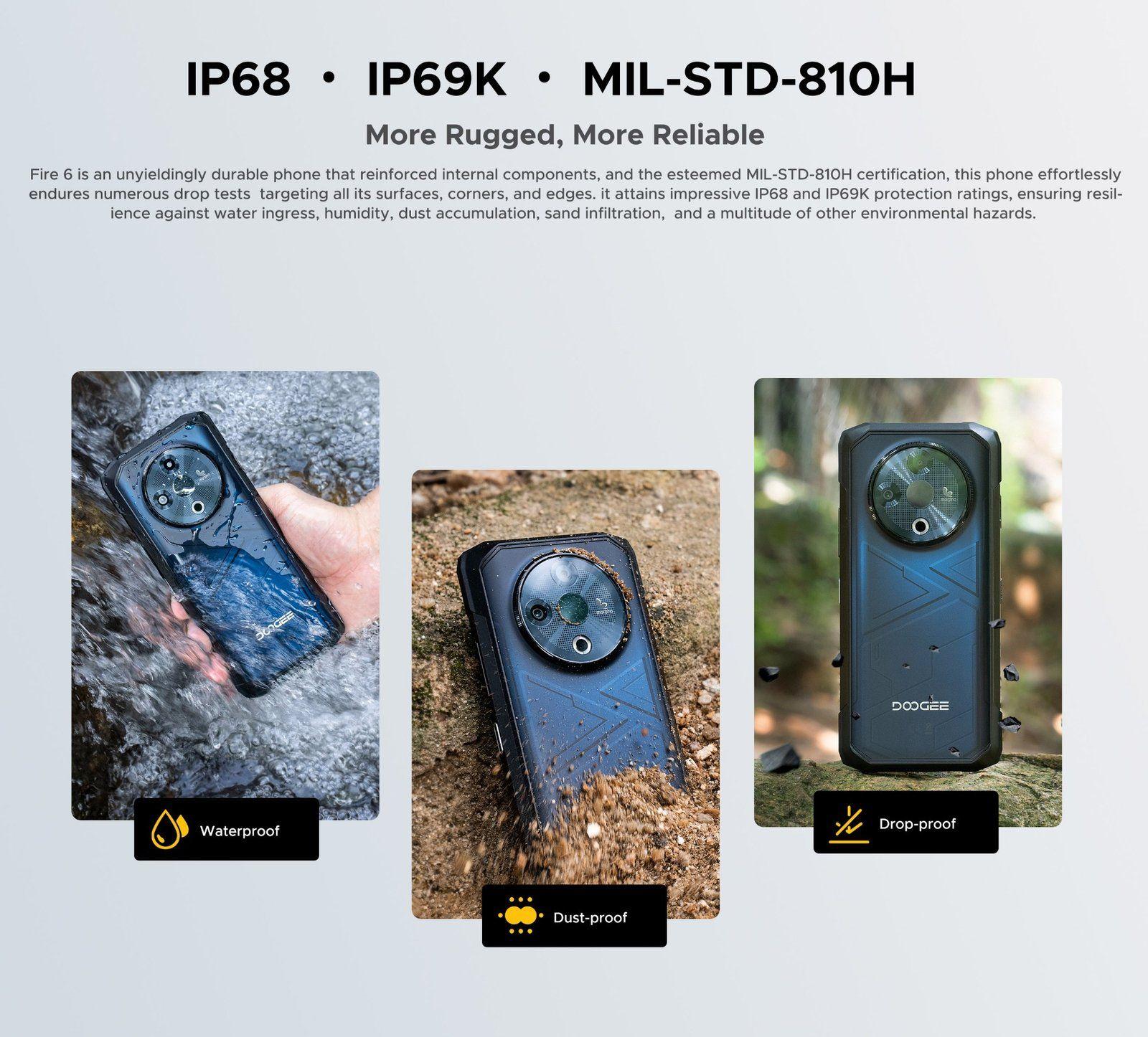 Doogee Fire 6 - Smartphone Resistente con Cámara Térmica-3