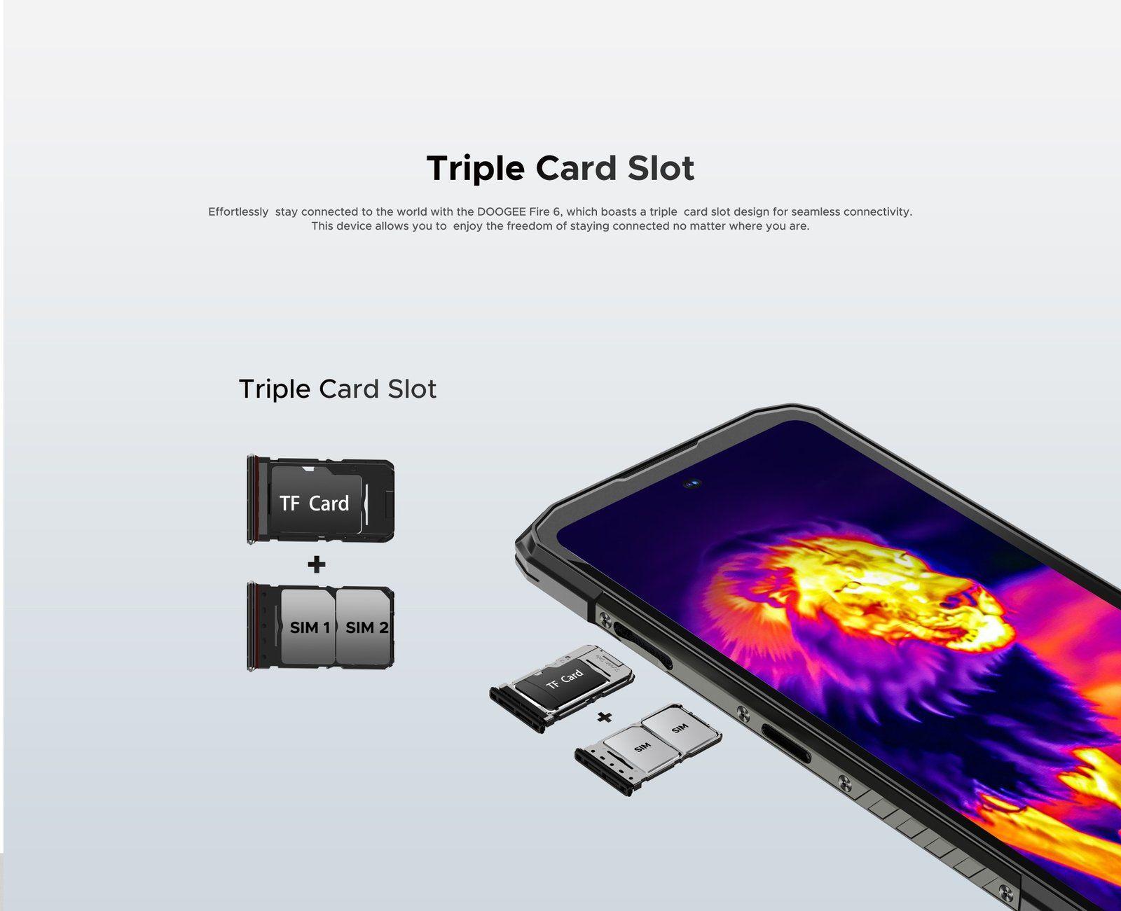 Doogee Fire 6 - Smartphone Resistente con Cámara Térmica-6