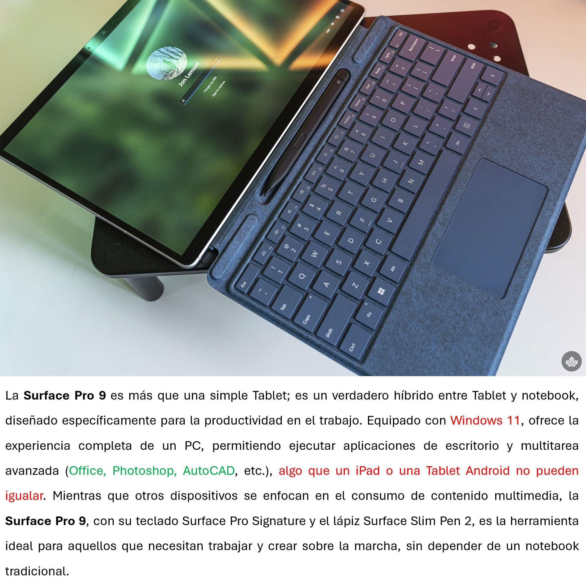 Surface Pro 9 + Teclado y Lápiz - Tablet Notebook, Windows-2