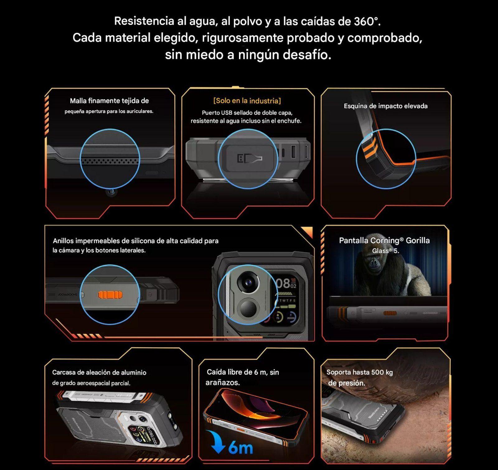 Blackview XPLORE 1 Pro Térmica FLIR 20000mAh 5G-2