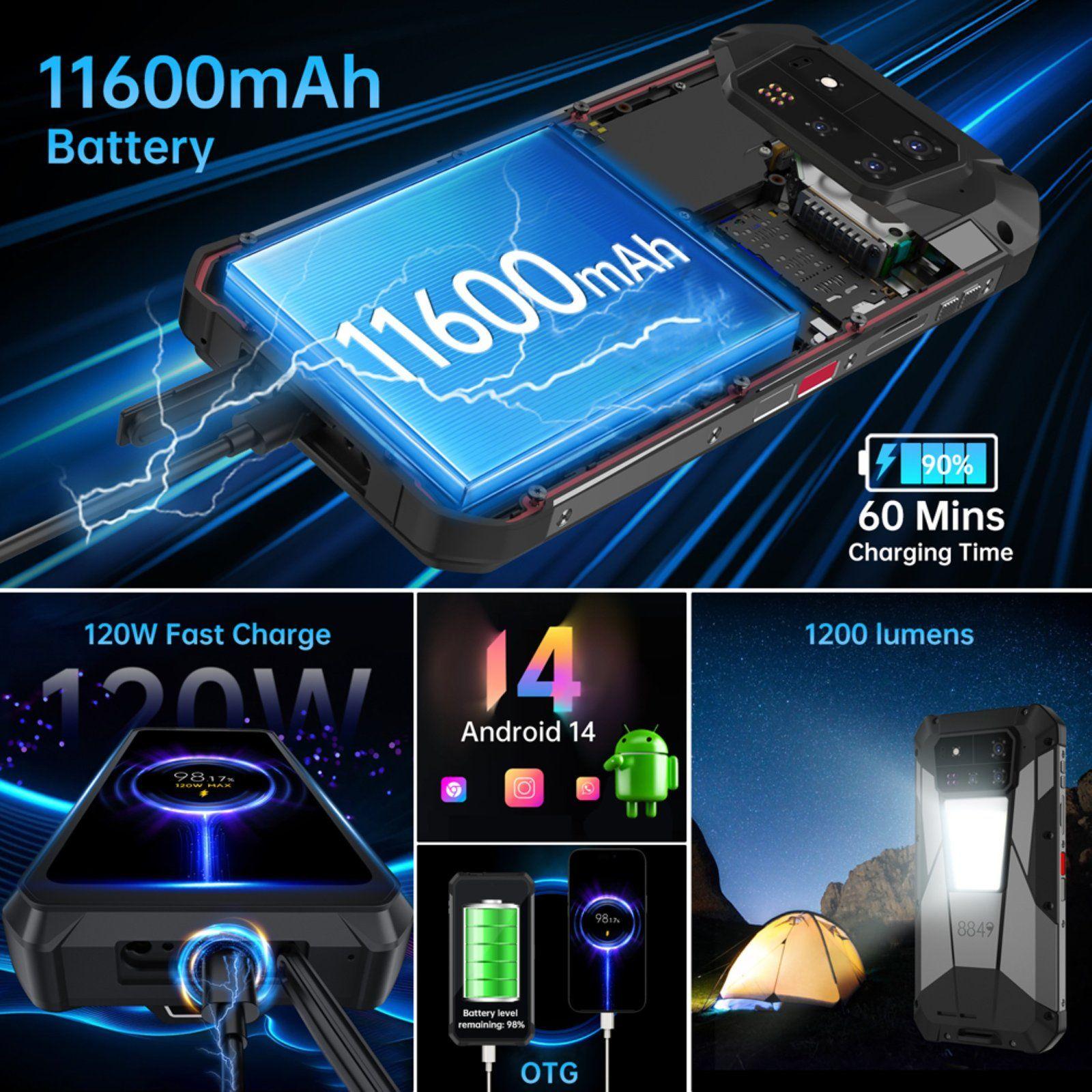 Unihertz 8849 Tank 4 Pro: Rugerizado con proyector 720p-4