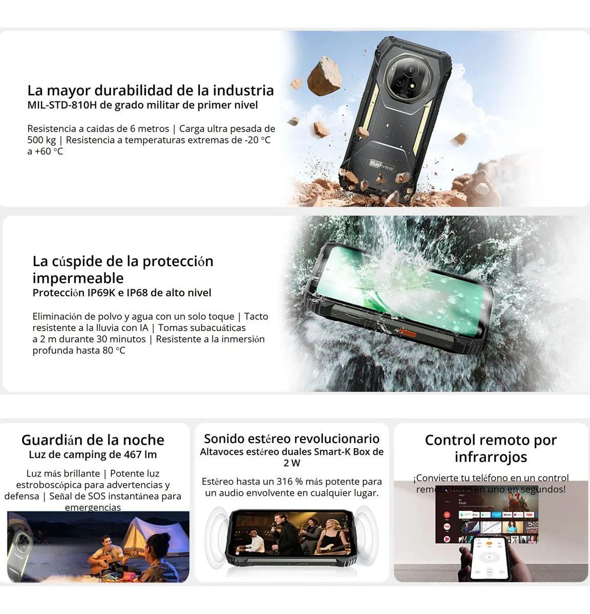 Blackview XPLORE 2 - Celular Satelital 5G 20000mAh 12+256GB-3