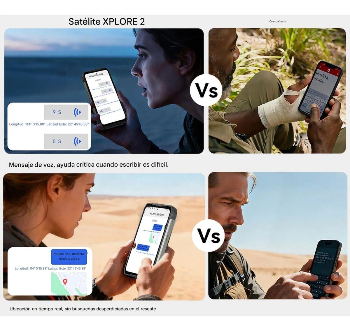 Blackview XPLORE 2 - Celular Satelital 5G 20000mAh 12+256GB-6