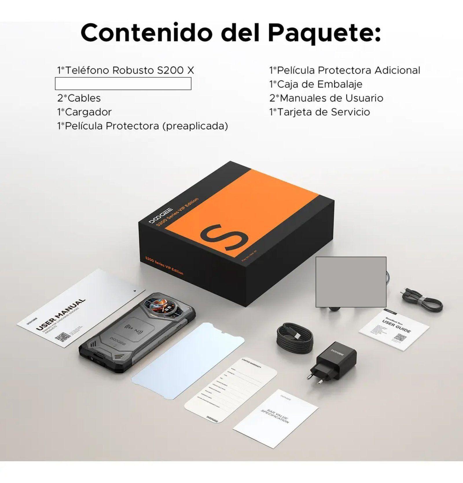 DOOGEE S200X 5G Rugerizado 48GB RAM 512GB Android 16 DualSIM-8