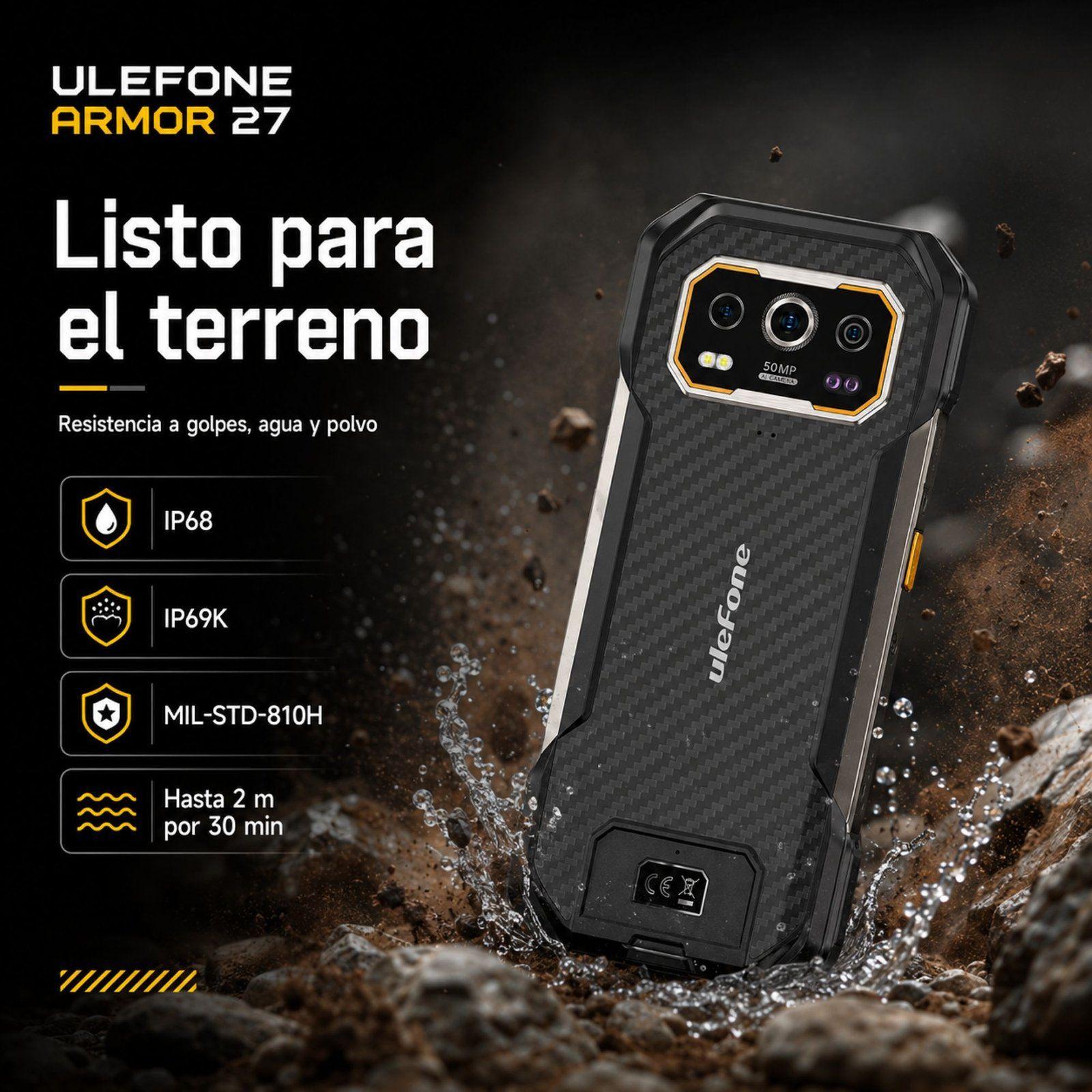 Ulefone Armor 27 Celular Rugged 24GB 256GB 10600mAh-2