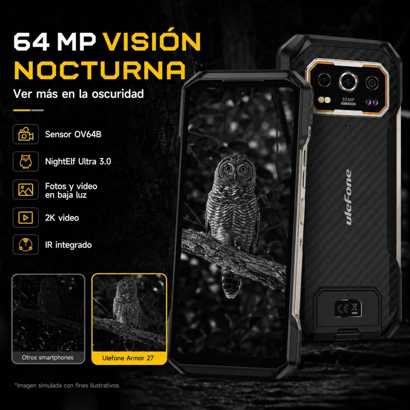 Ulefone Armor 27 Celular Rugged 24GB 256GB 10600mAh-4