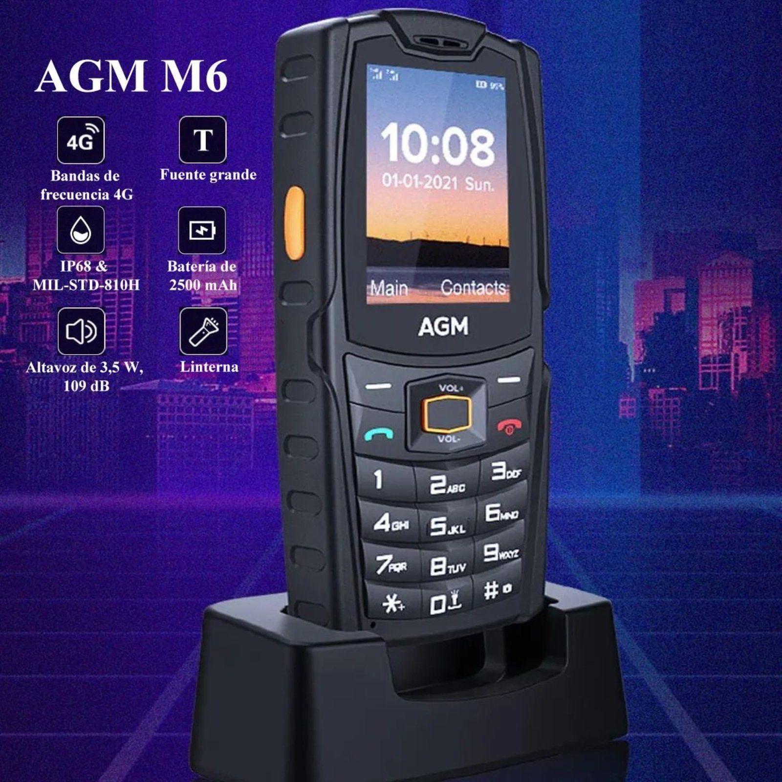 Celular Rugerizado AGM M6 4G, IP68, Altavoz 109dB, Dual SIM-3