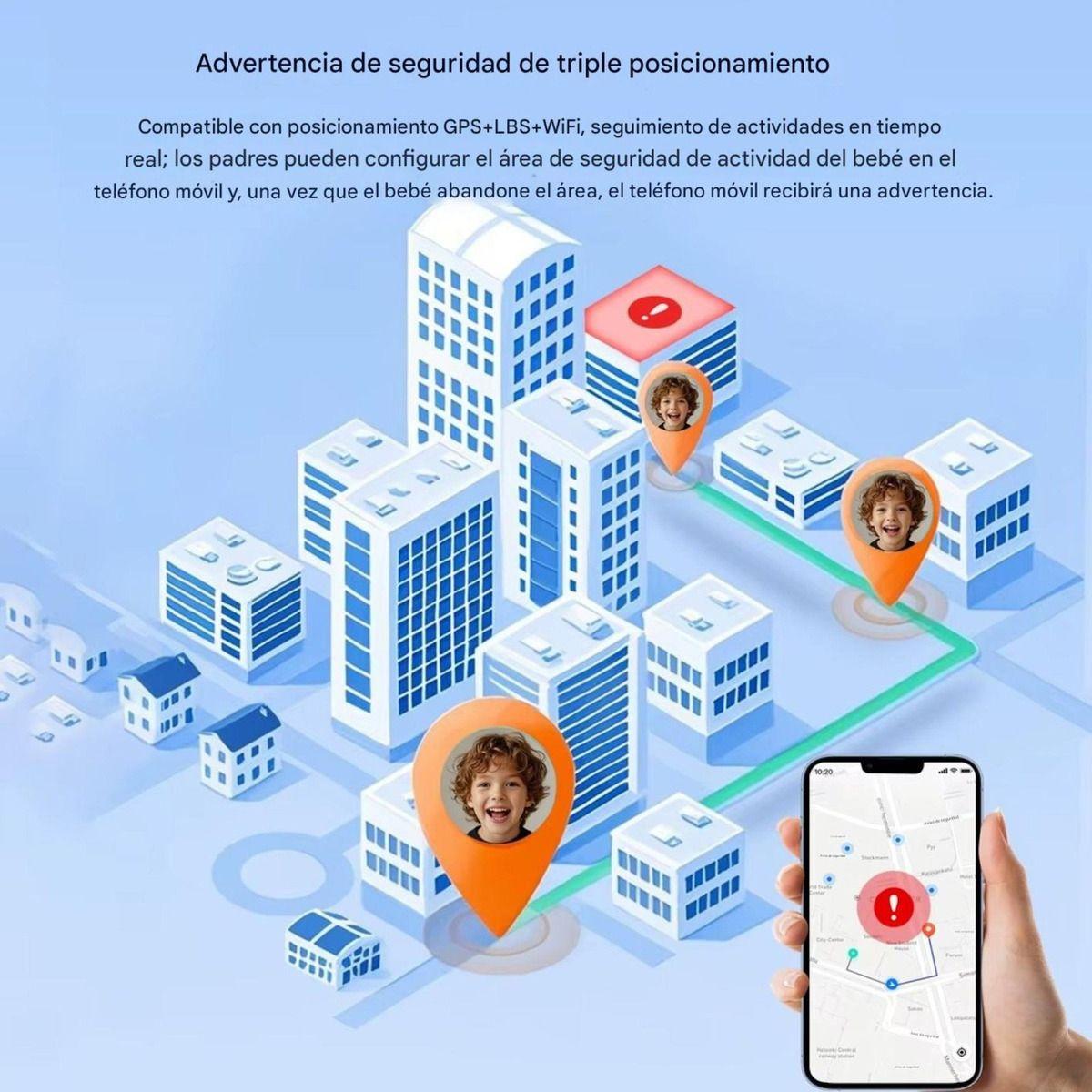 Smartwatch Niños Blackview Z30 - 4g Gps Videollamada Sos / Color Azul-3