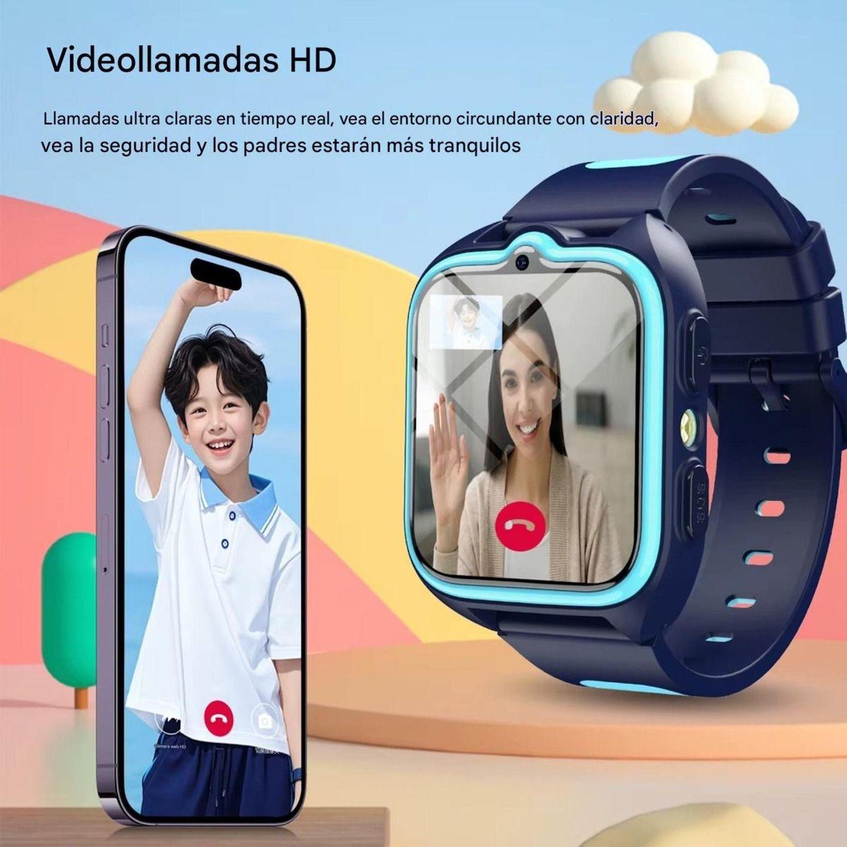 Smartwatch Niños Blackview Z30 - 4g Gps Videollamada Sos / Color Azul-7