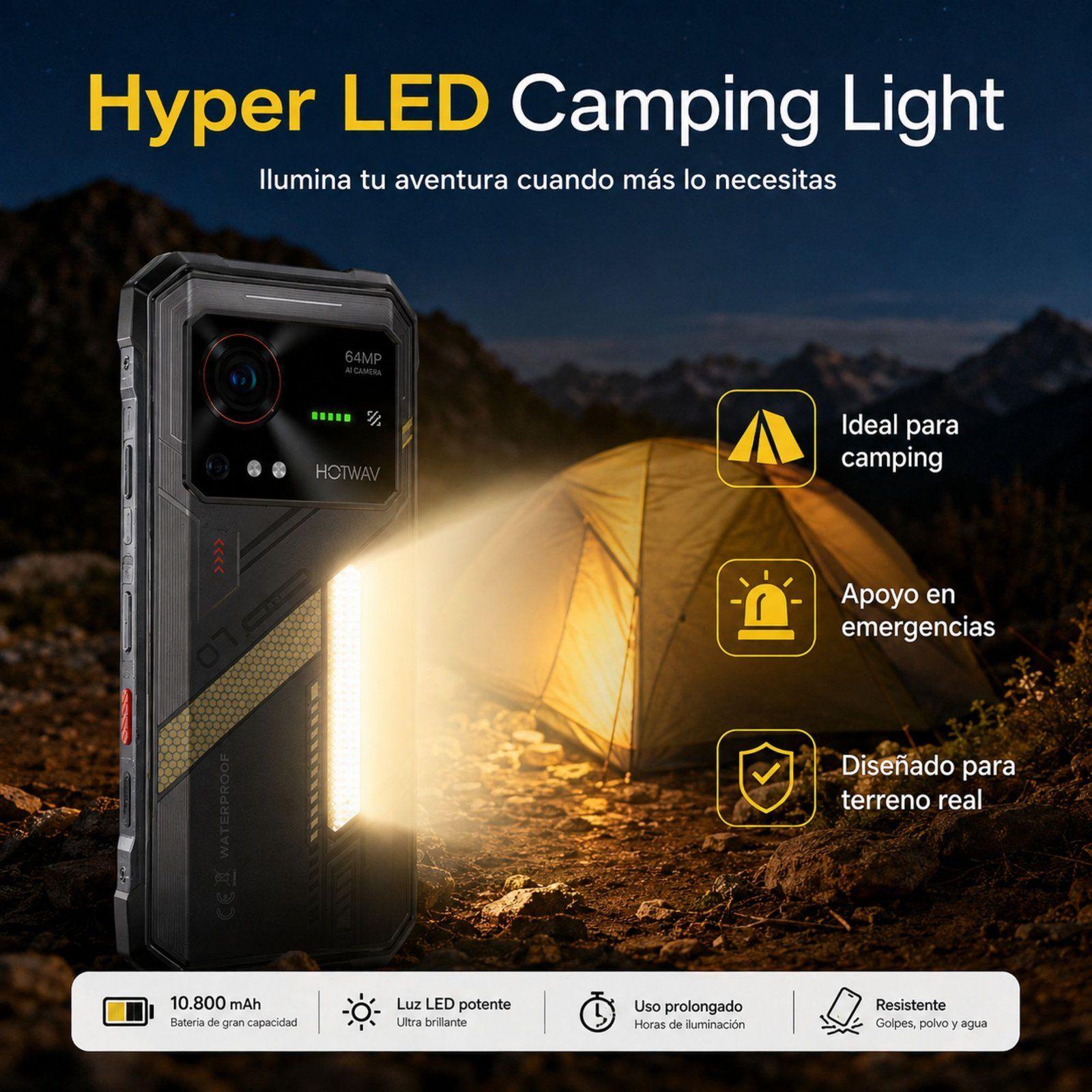 HOTWAV Hyper 7 5G Celular Rugged 20GB 256GB 10800mAh-5