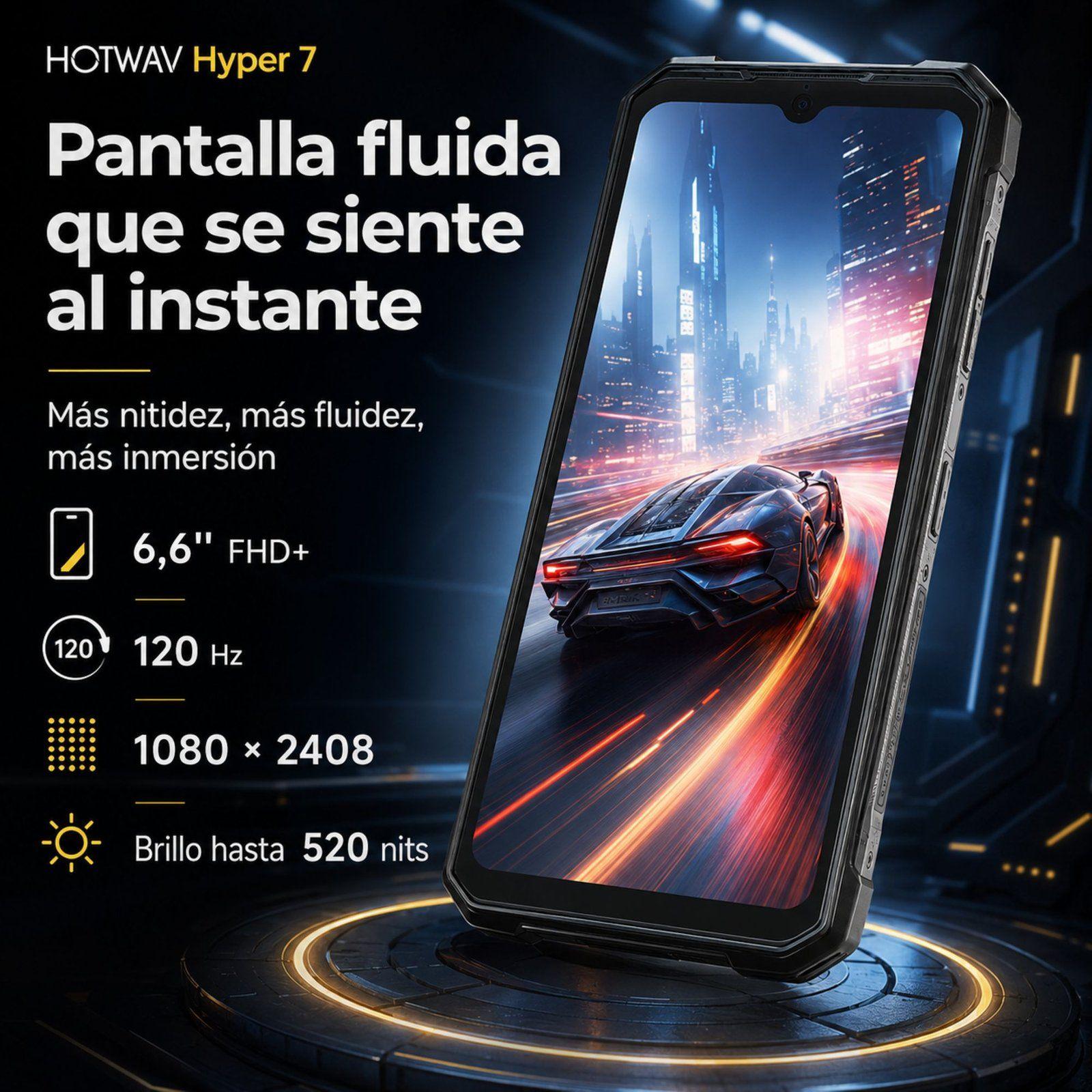 HOTWAV Hyper 7 5G Celular Rugged 20GB 256GB 10800mAh-6
