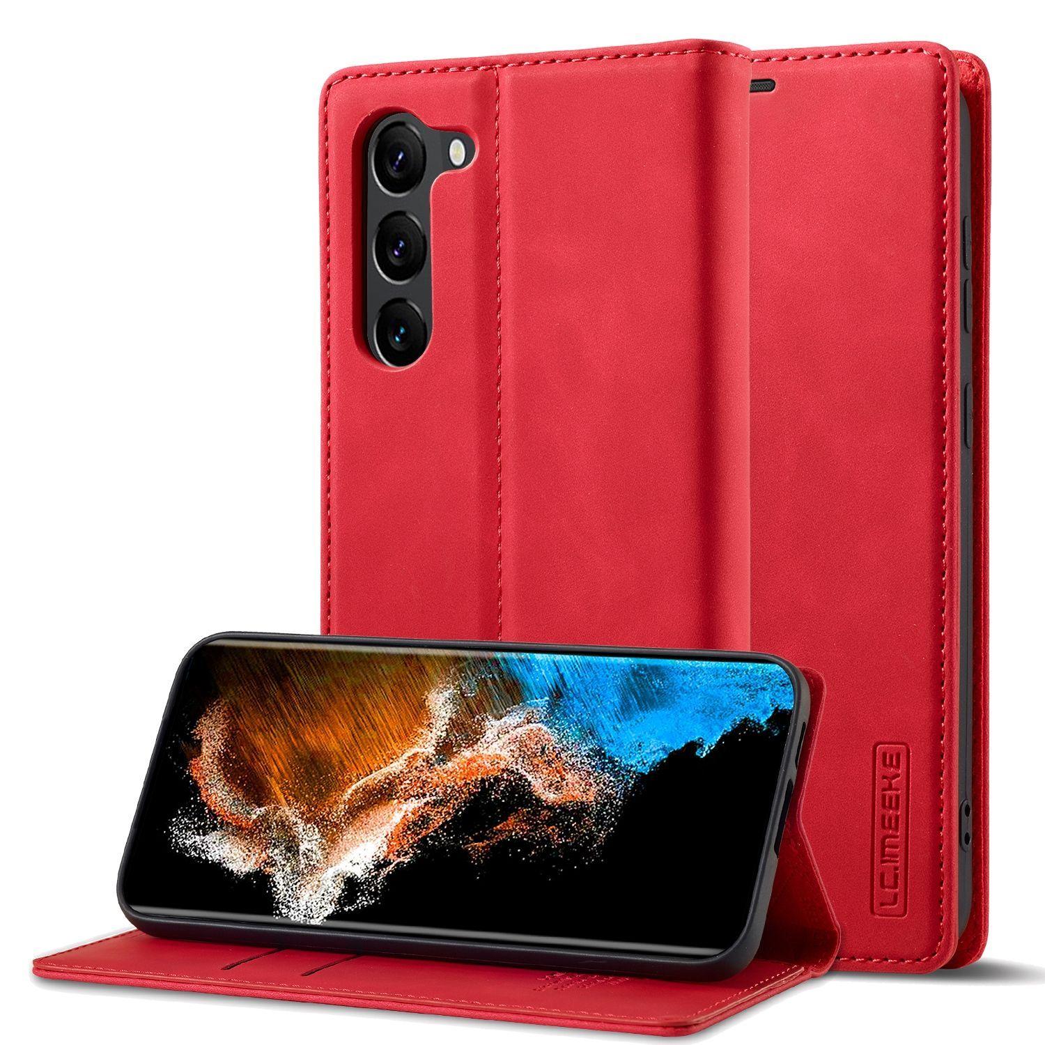 Para: Galaxy S23 - Funda Estuche Cuero Guarda Tarjetas-7