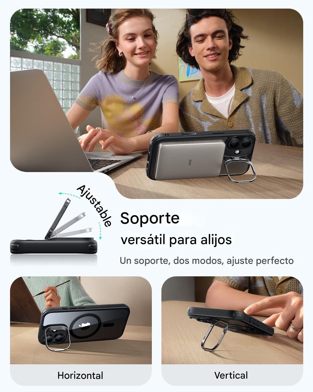 Para iPhone 17 - ESR Premium Carcasa Magsafe Con Soporte-4