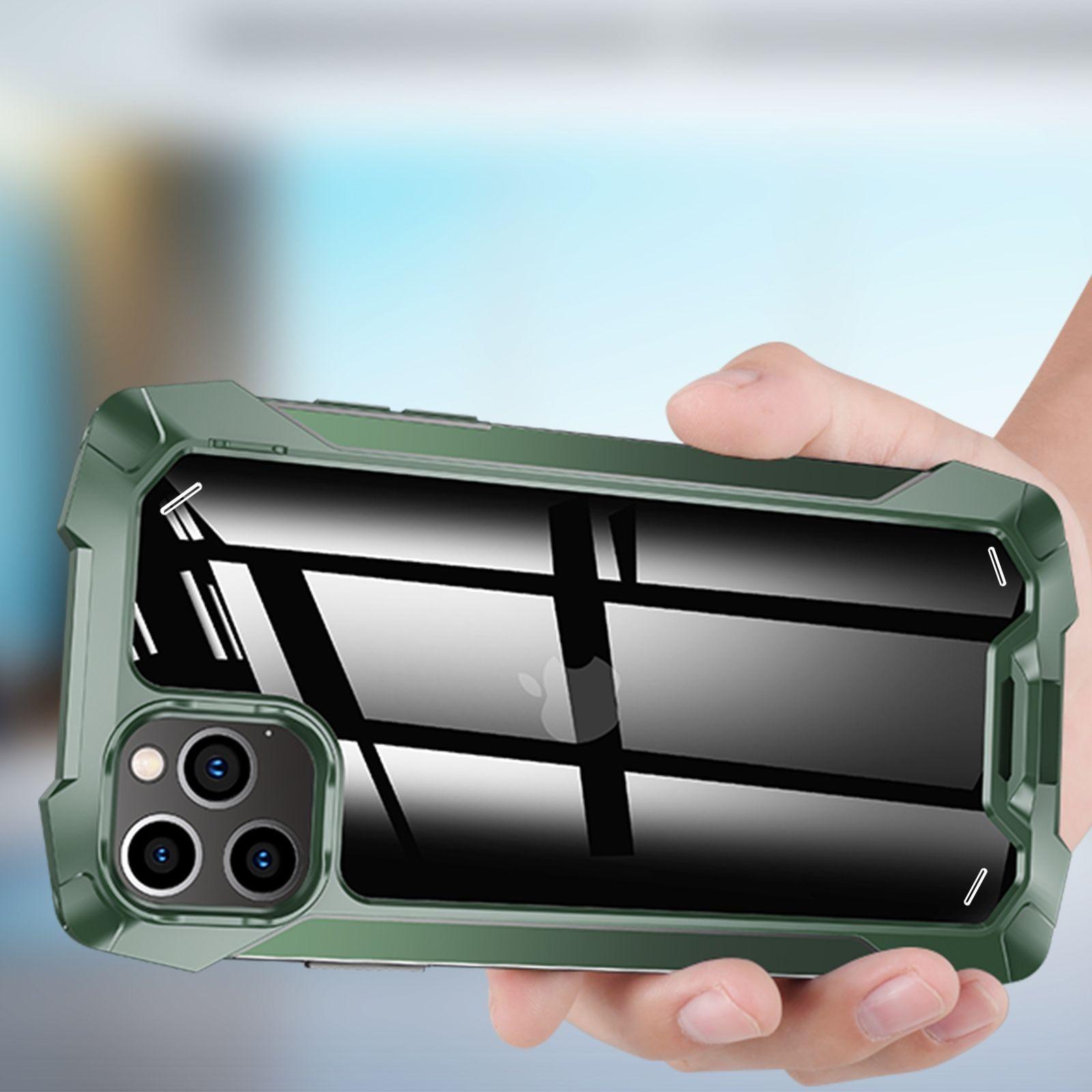 Carcasa: iPhone 12 Mini - Resistente Funda / Verde-5