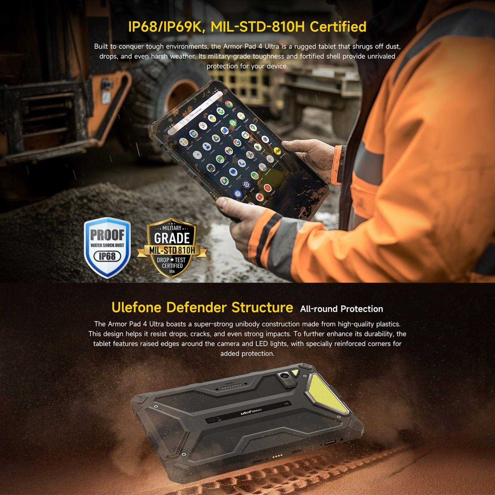 Ulefone Armor Pad 4 Ultra - Tablet + Celular 5G IP68 Rugged-2