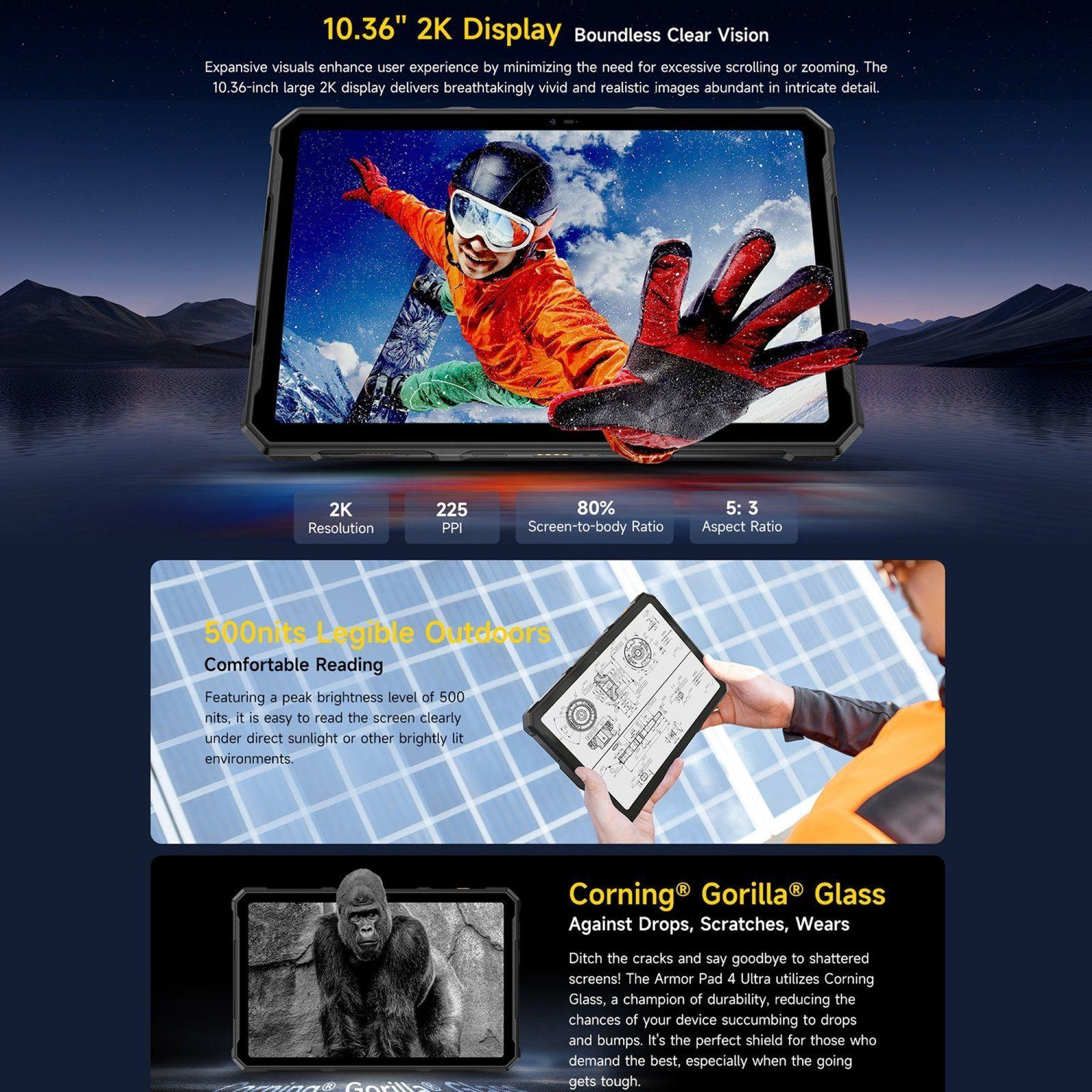 Ulefone Armor Pad 4 Ultra - Tablet + Celular 5G IP68 Rugged-5