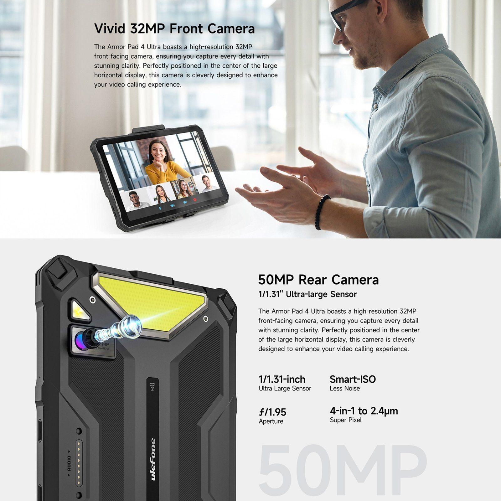Ulefone Armor Pad 4 Ultra - Tablet + Celular 5G IP68 Rugged-6