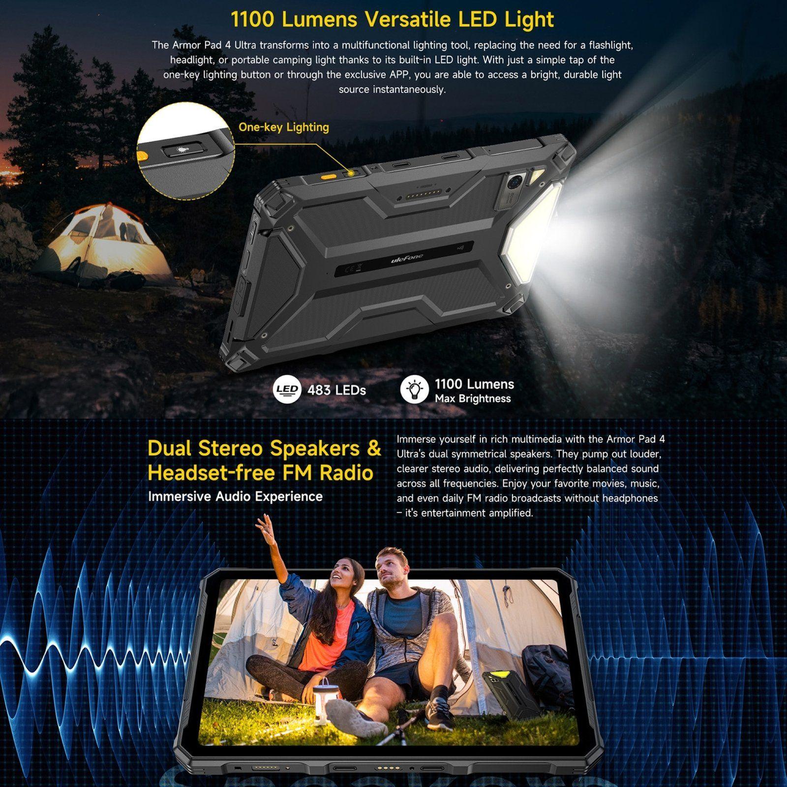 Ulefone Armor Pad 4 Ultra - Tablet + Celular 5G IP68 Rugged-7