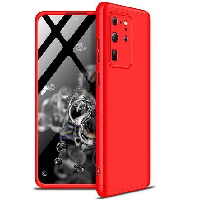 Carcasa: Galaxy S20 Ultra - Resistente / Rojo-0