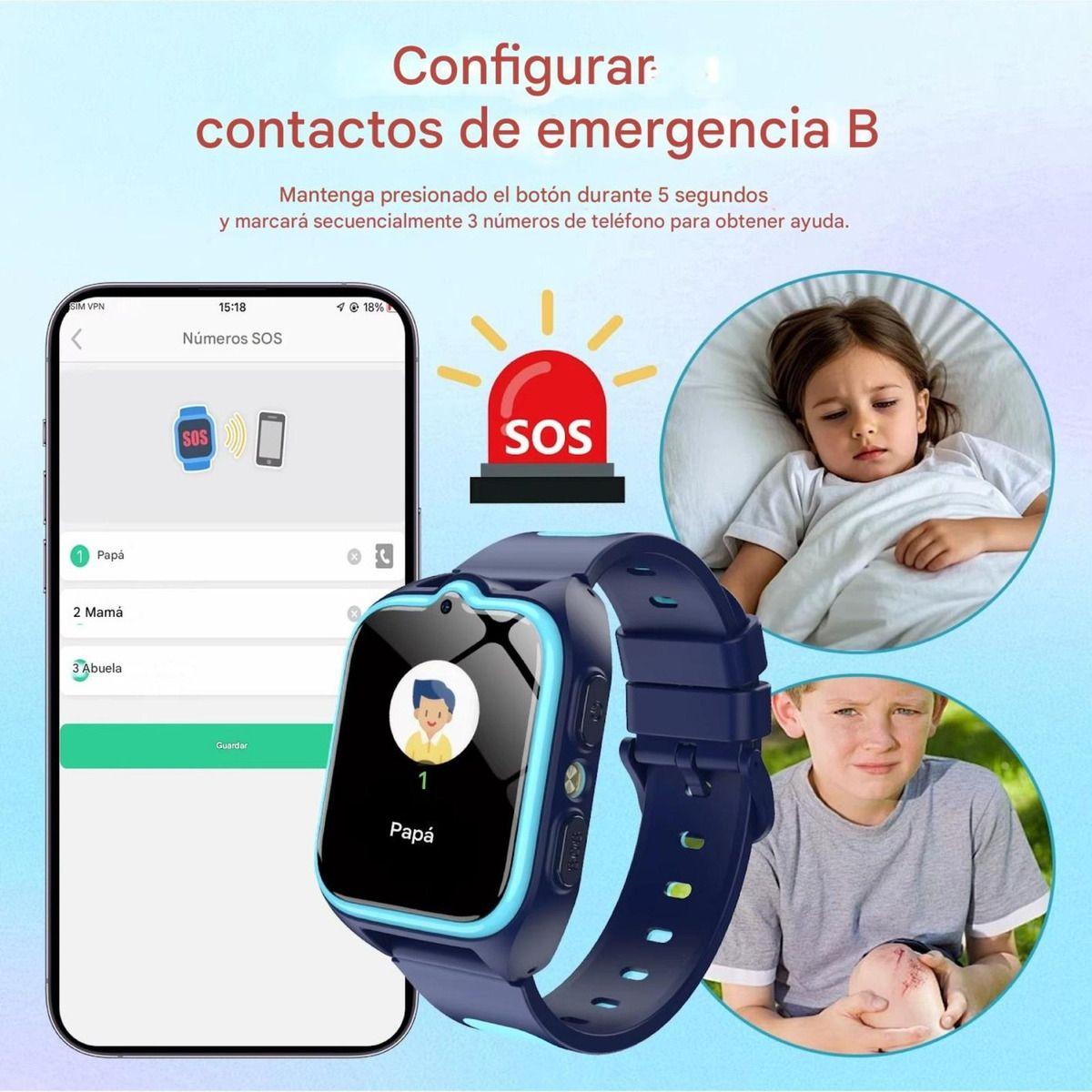 Smartwatch Niños Blackview Z30 - 4g Gps Videollamada Sos / Color Rosa-8