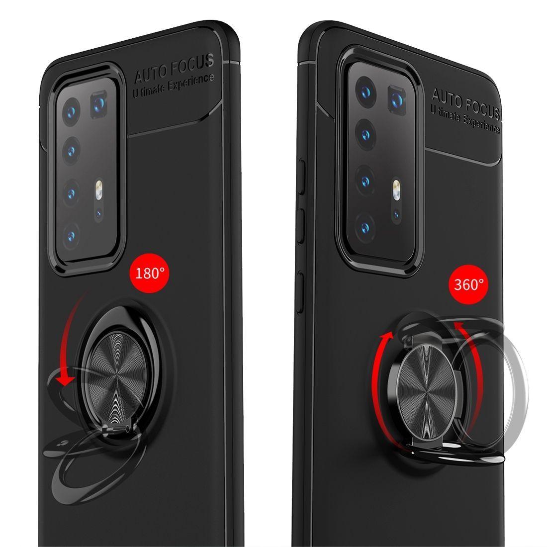 Carcasa: Huawei P40 Pro - Resistente Funda / Rojo-2